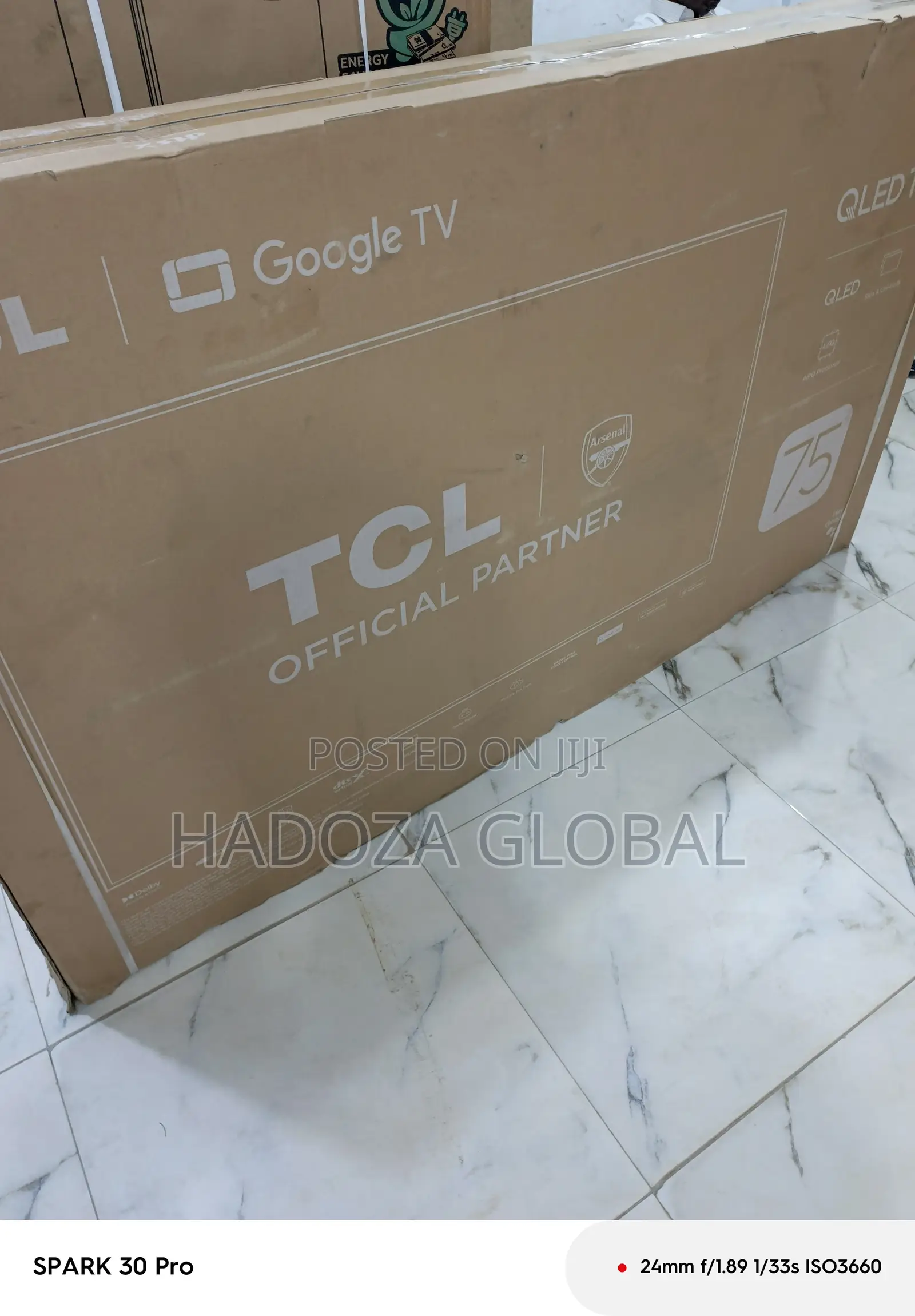 75 Inch Tcl Smart Qled Television With Google Os