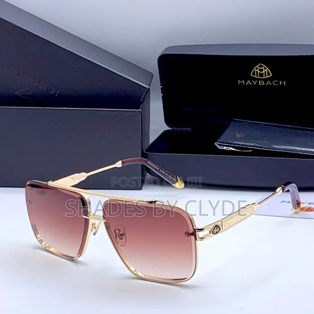 Maybach Luxury: Brown and Gold Sunglasses