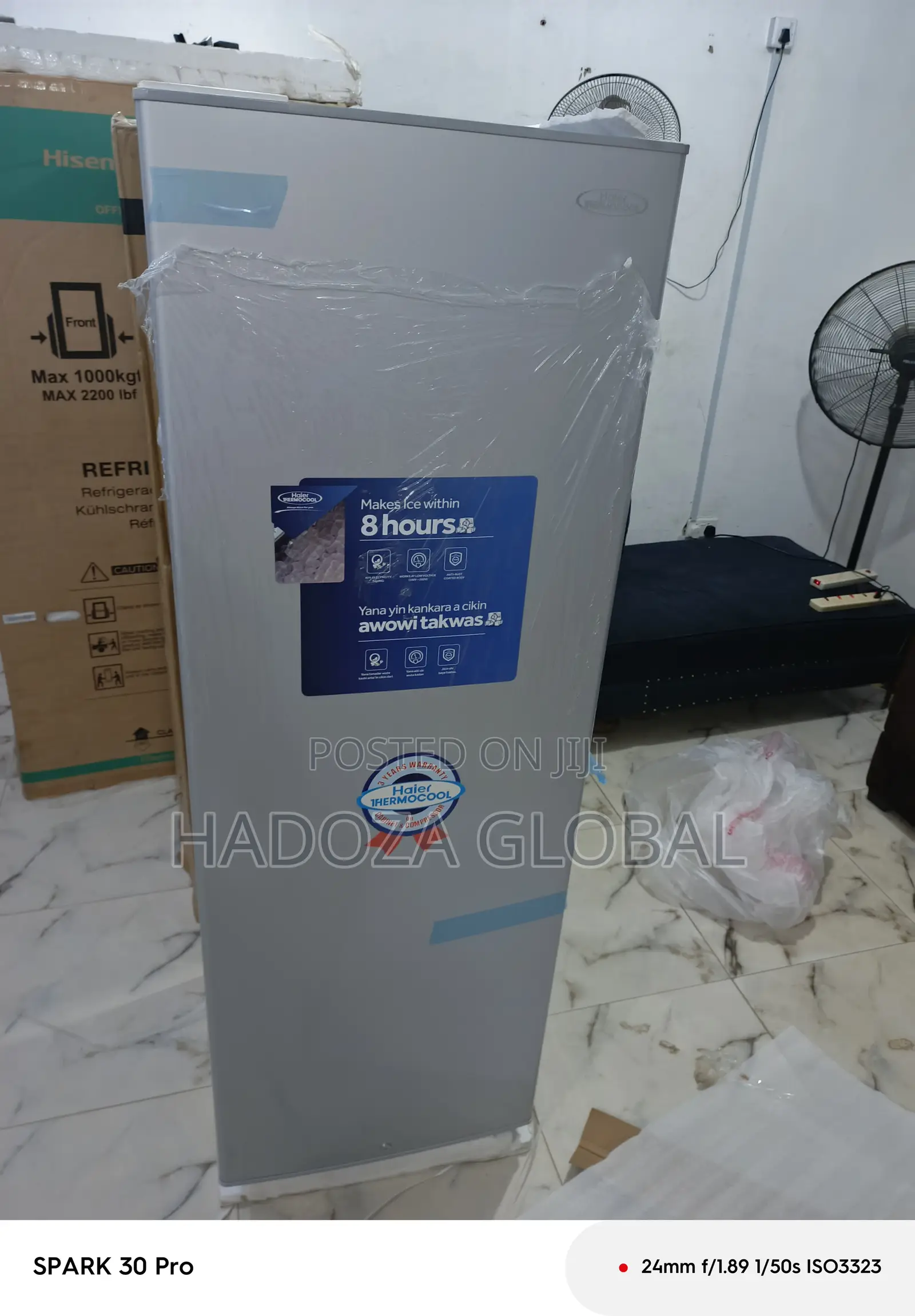 250l Haier Freezer – Upright Model, Compact Footprint