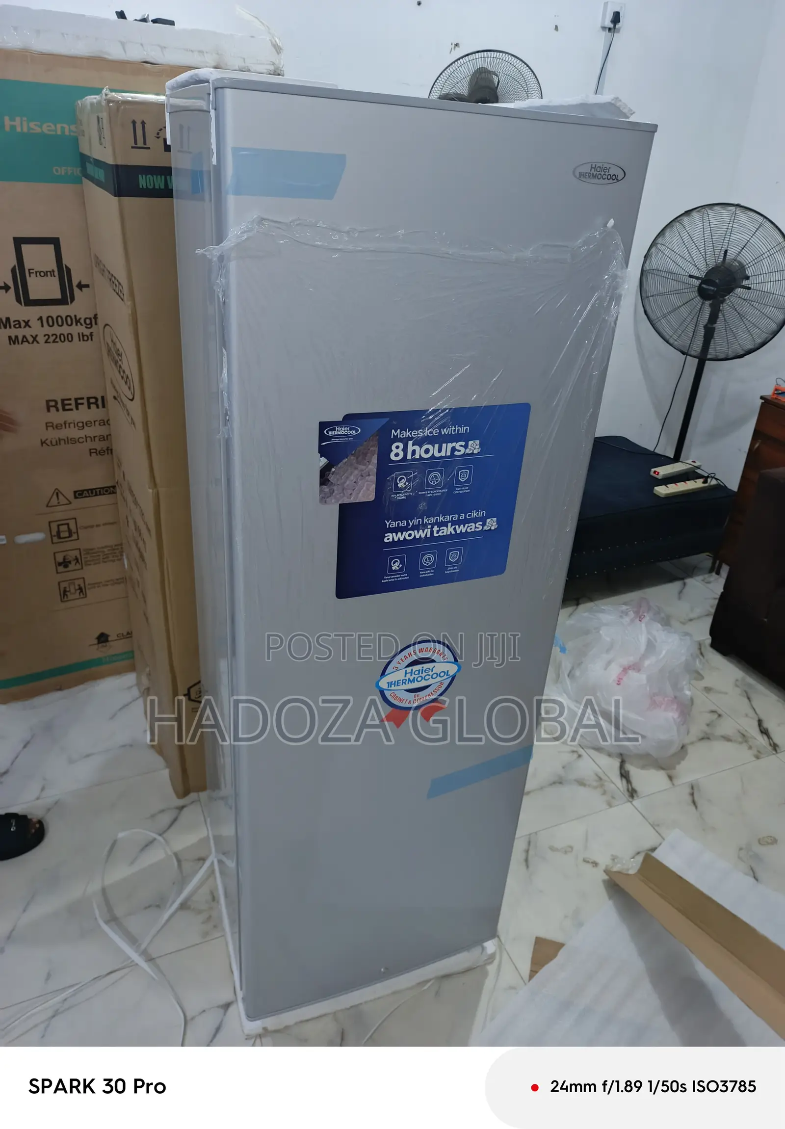 Thermocool Vertical Freezer – 250l Standing Design