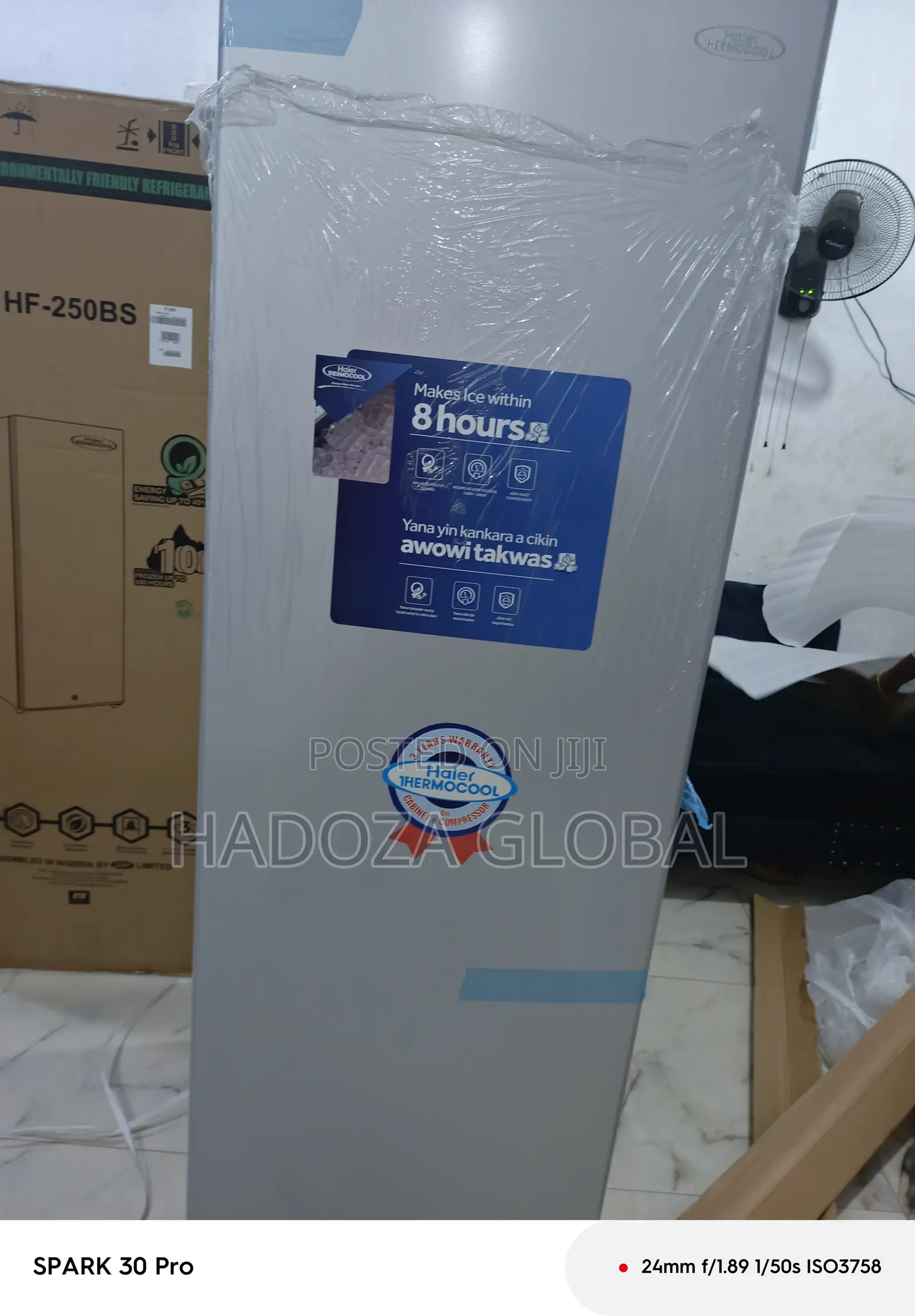 Haier Freezer 250l – Upright Orientation