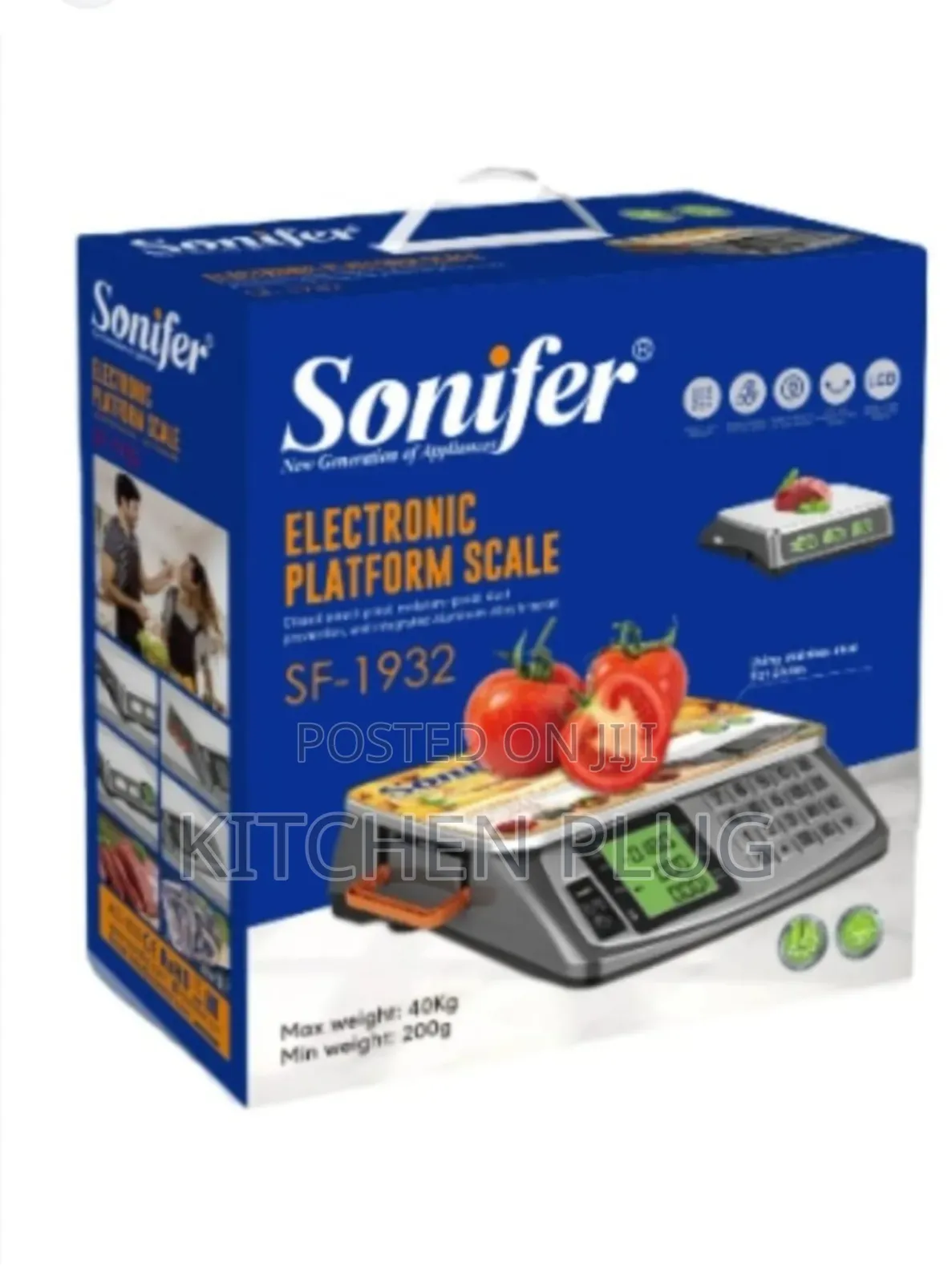 Sonifer Sf-1932 Home Kitchen Digital Kitchen Scale 40 Kg