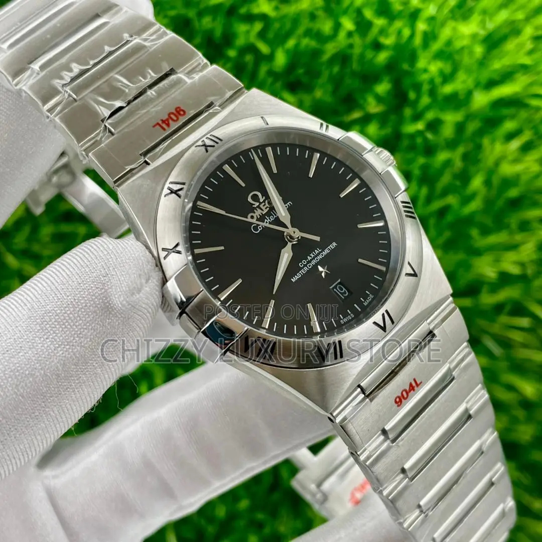 Omega Quality Luxury Men Chain Strap Wristwatch