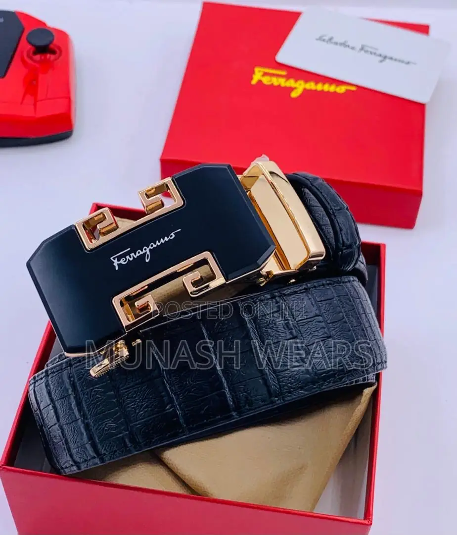 Original Leather Belt For Men Feragamo