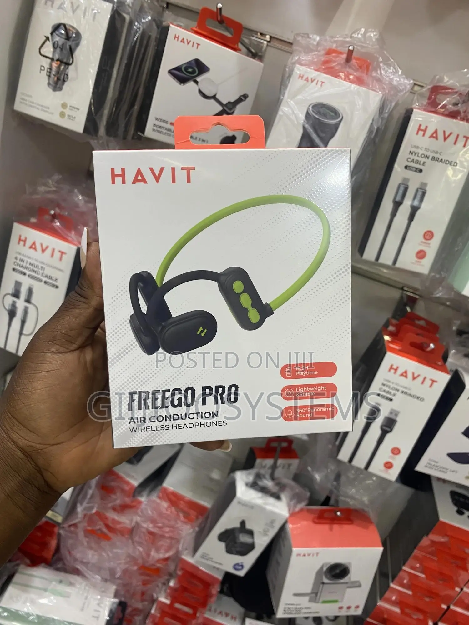 Havit E553bt Freego Pro Air Conduction Wireless Headphones