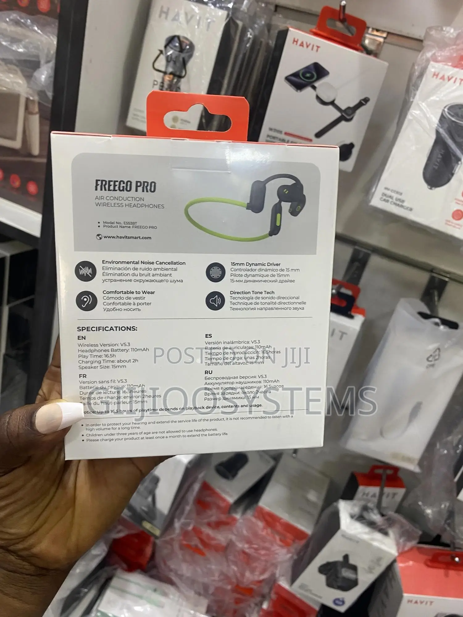 Havit E553bt Freego Pro Air Conduction Wireless Headphones