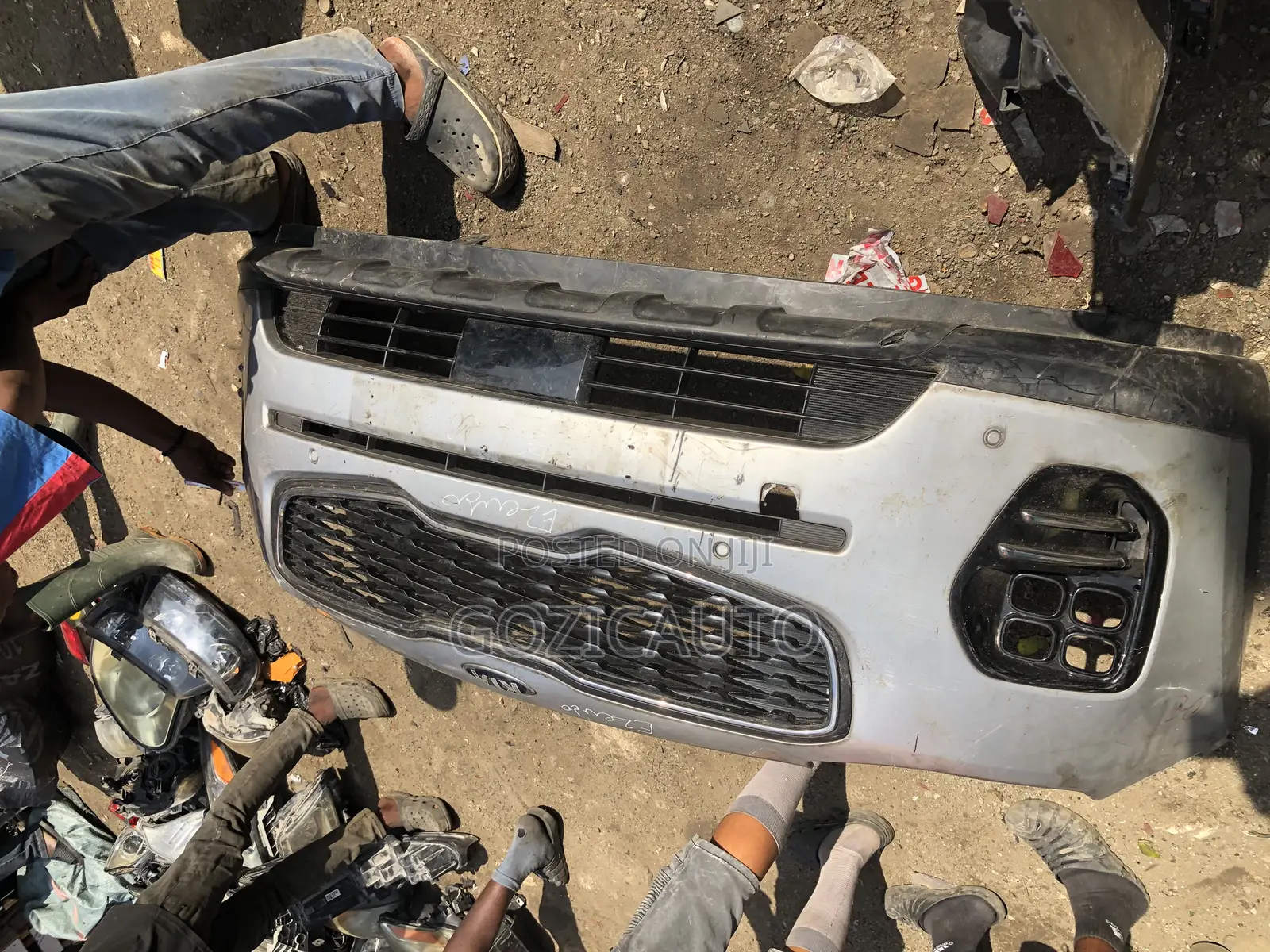 Replacement For Complete Bumper Hyundai Santafe 2018 2019