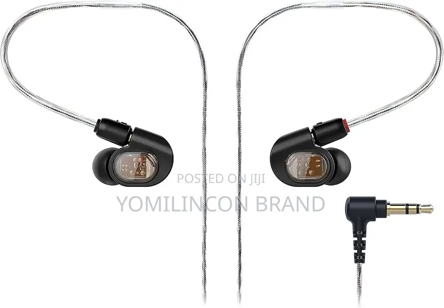 Audio-Technica Ath-E70 Professional in-Ear Monitor Headphones, Black