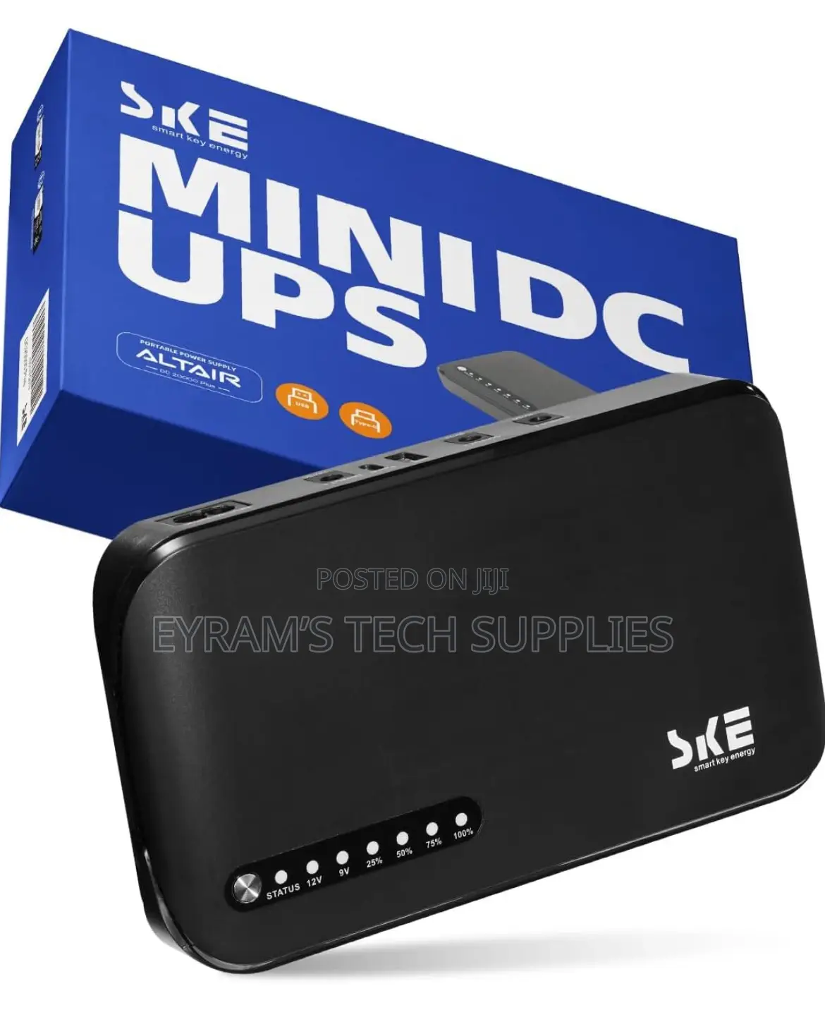 Ske Mini Ups Dc 20kmah Battery Backup Surge Protector