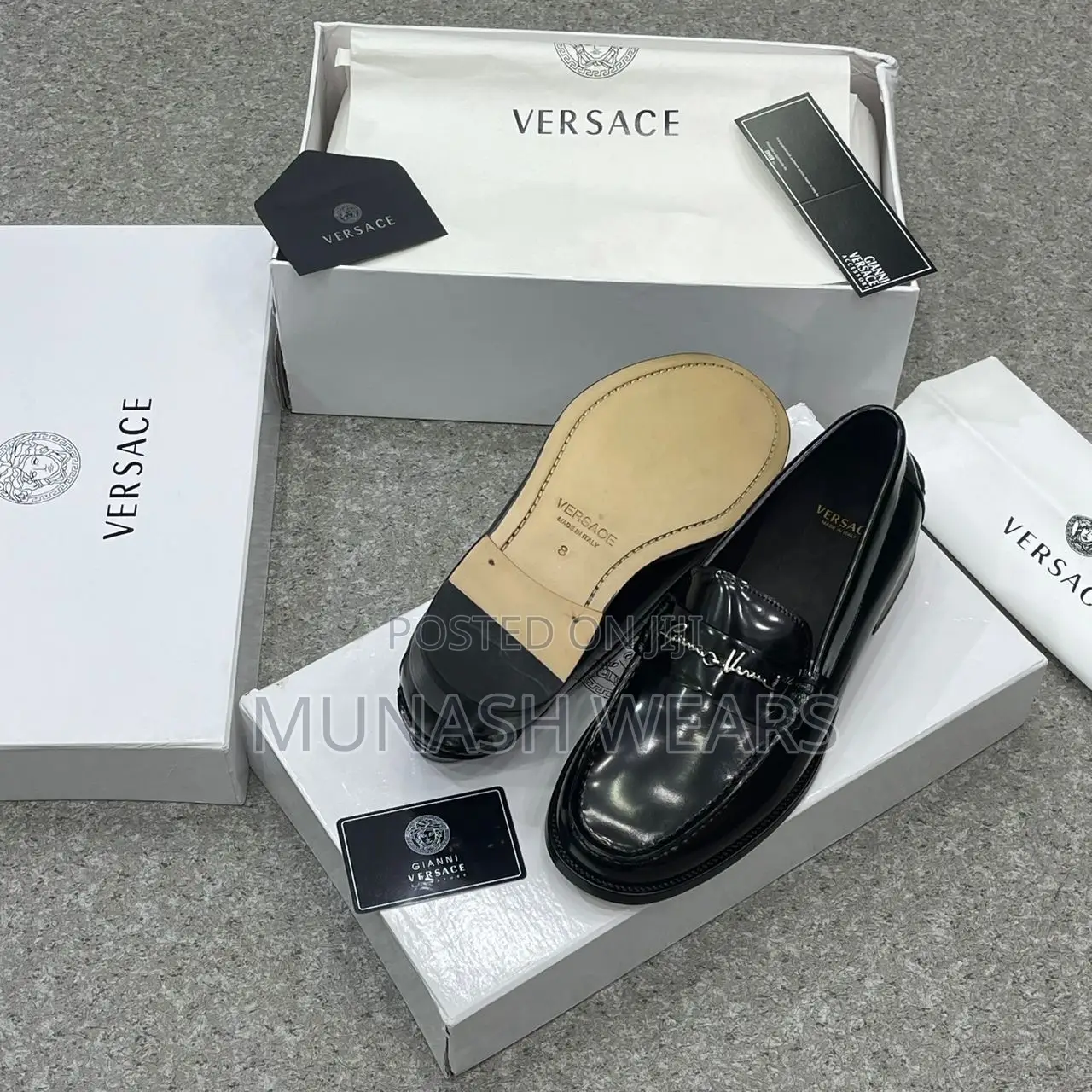 Versace Luxury Shoes For Men 40-46 Available