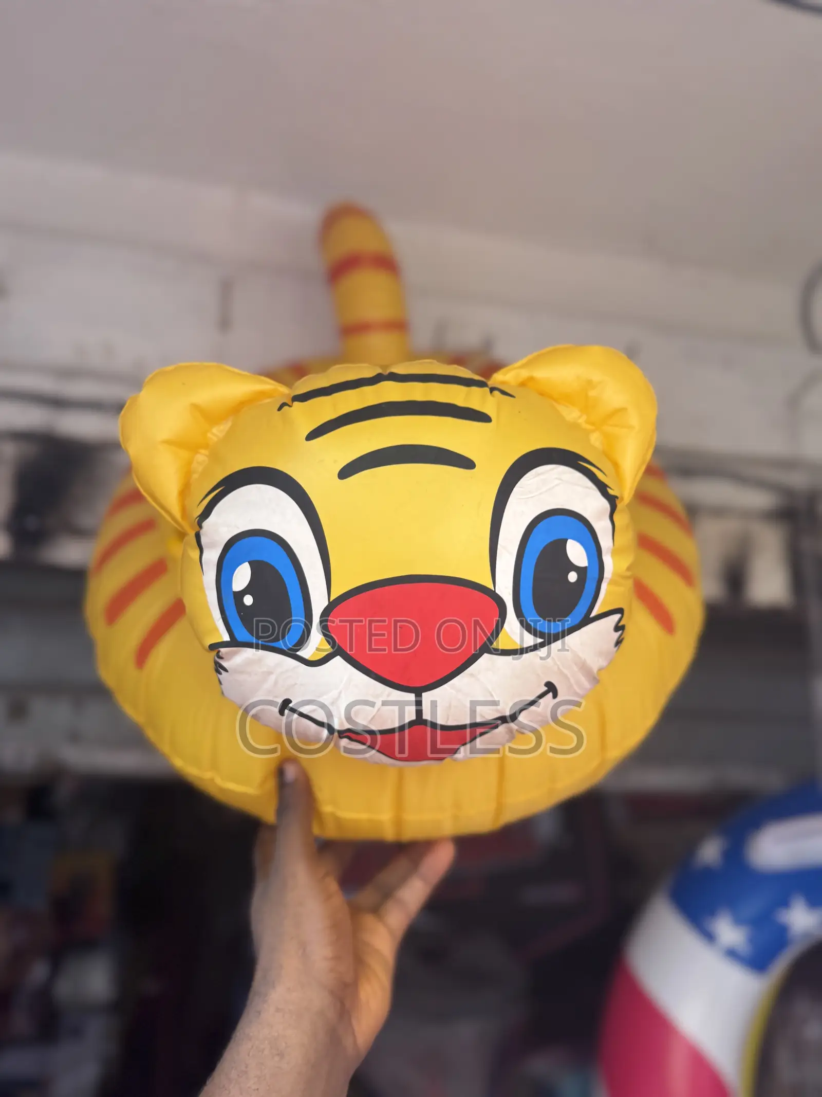 Inflatable Child's Pool Float With a Cartoon Animal Design