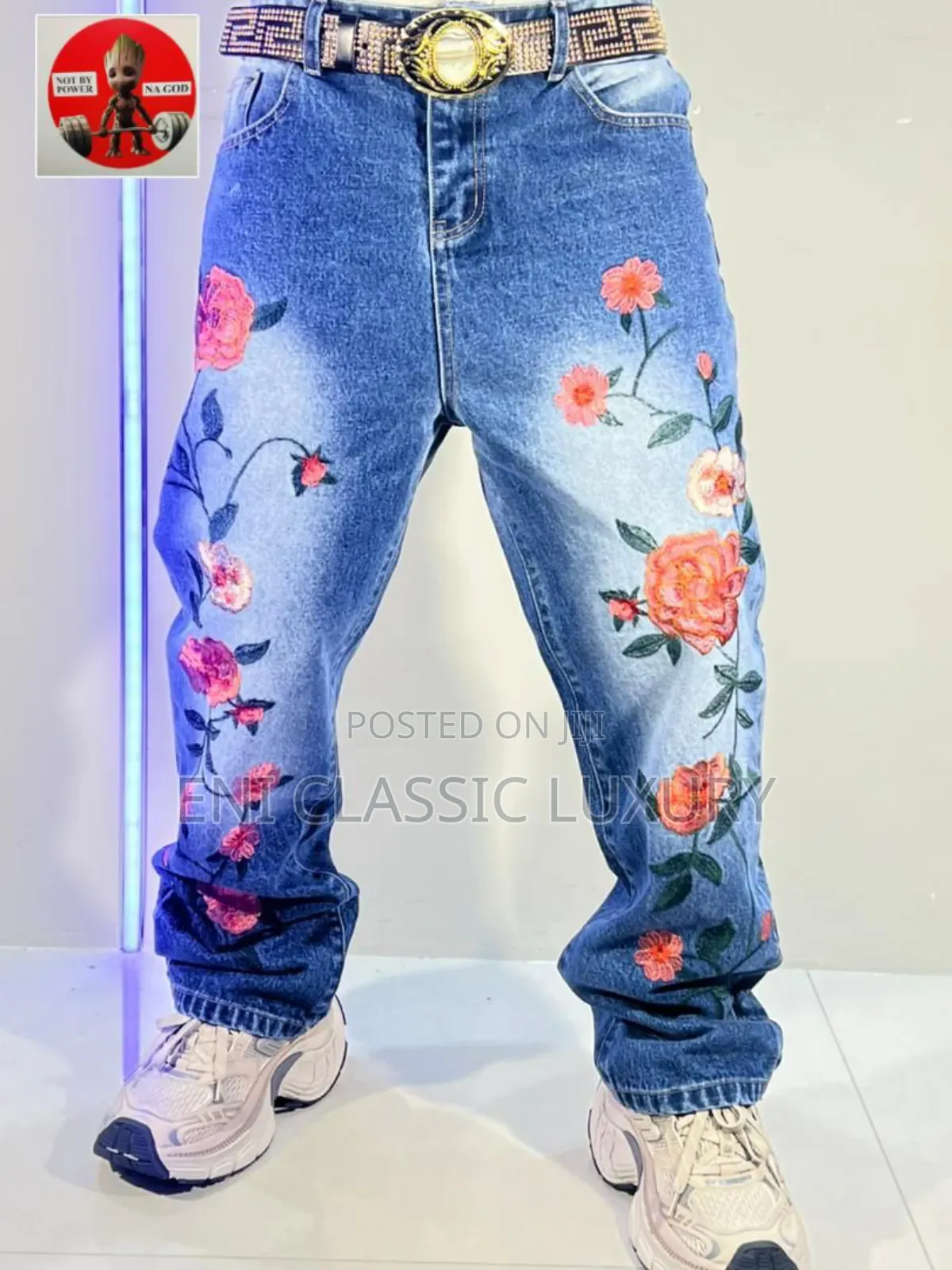 Top Quality Luxury Men's Cargo Jeans Well Branded