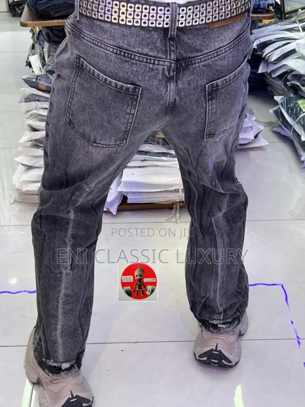 Top Quality Luxury Men's Cargo Jeans Well Branded