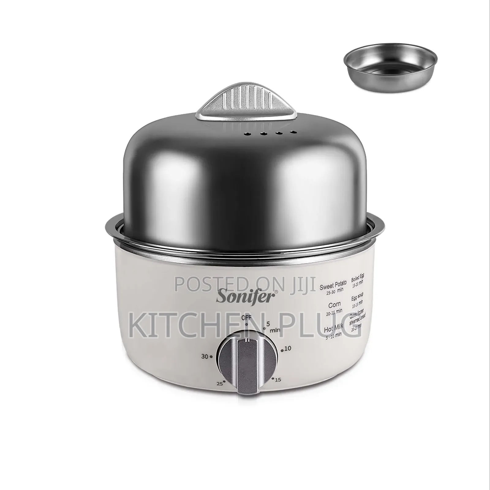 Stainless Steel Steamer Egg Boiler Sonifer Sf-1514