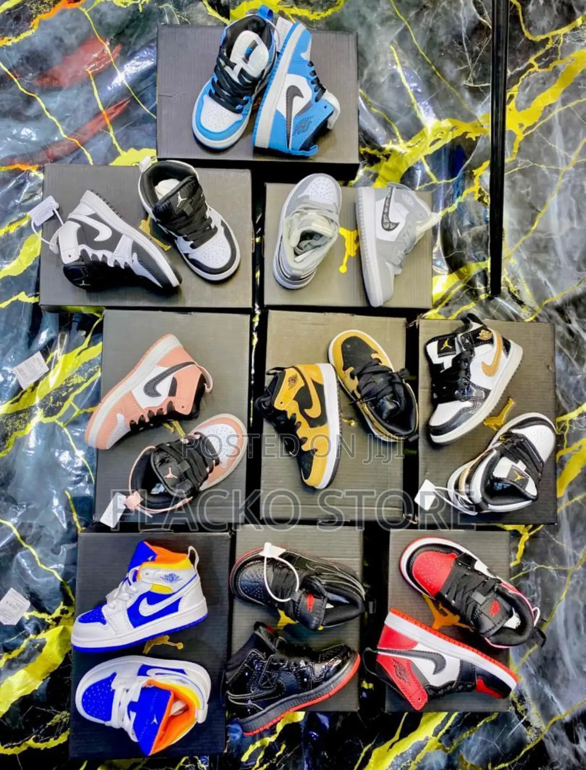 Original Air Jordan 1 Retro Mid Sneakers For Kids