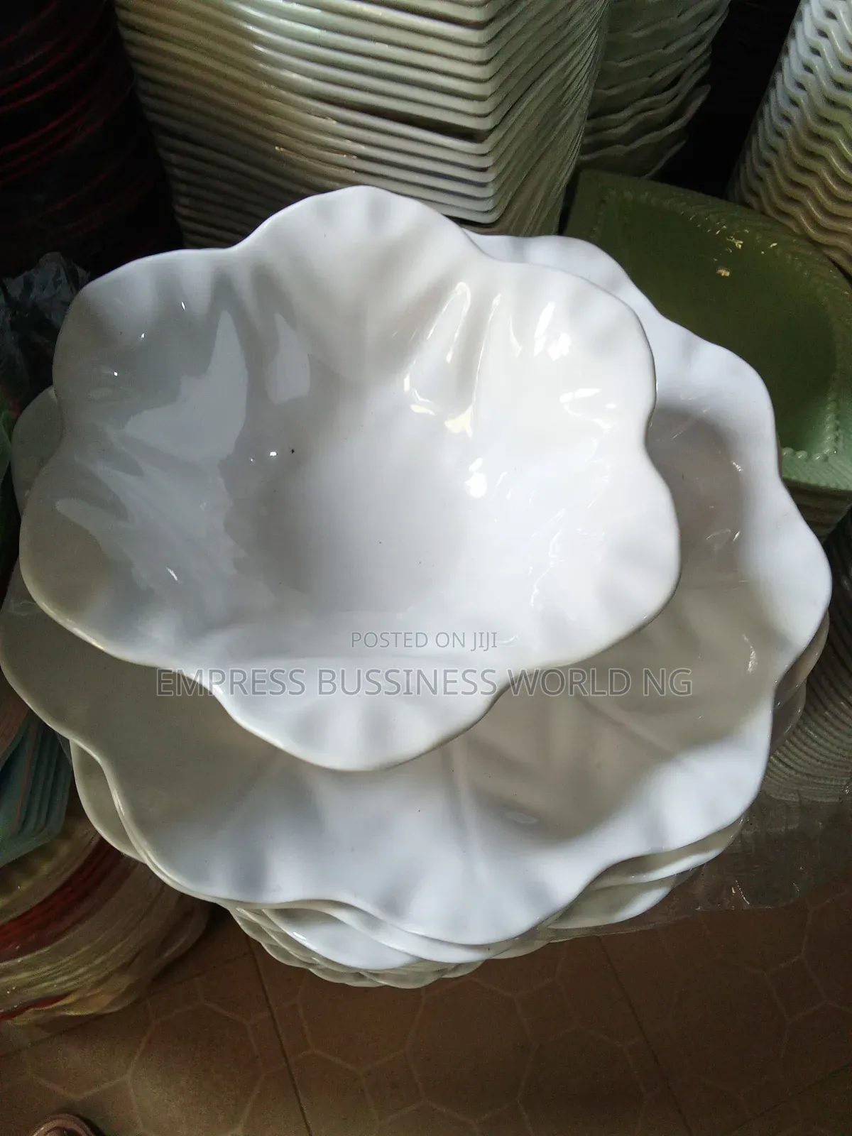Unbreakable Plates Set-6 Wide Flat Plates and 6 Bowls