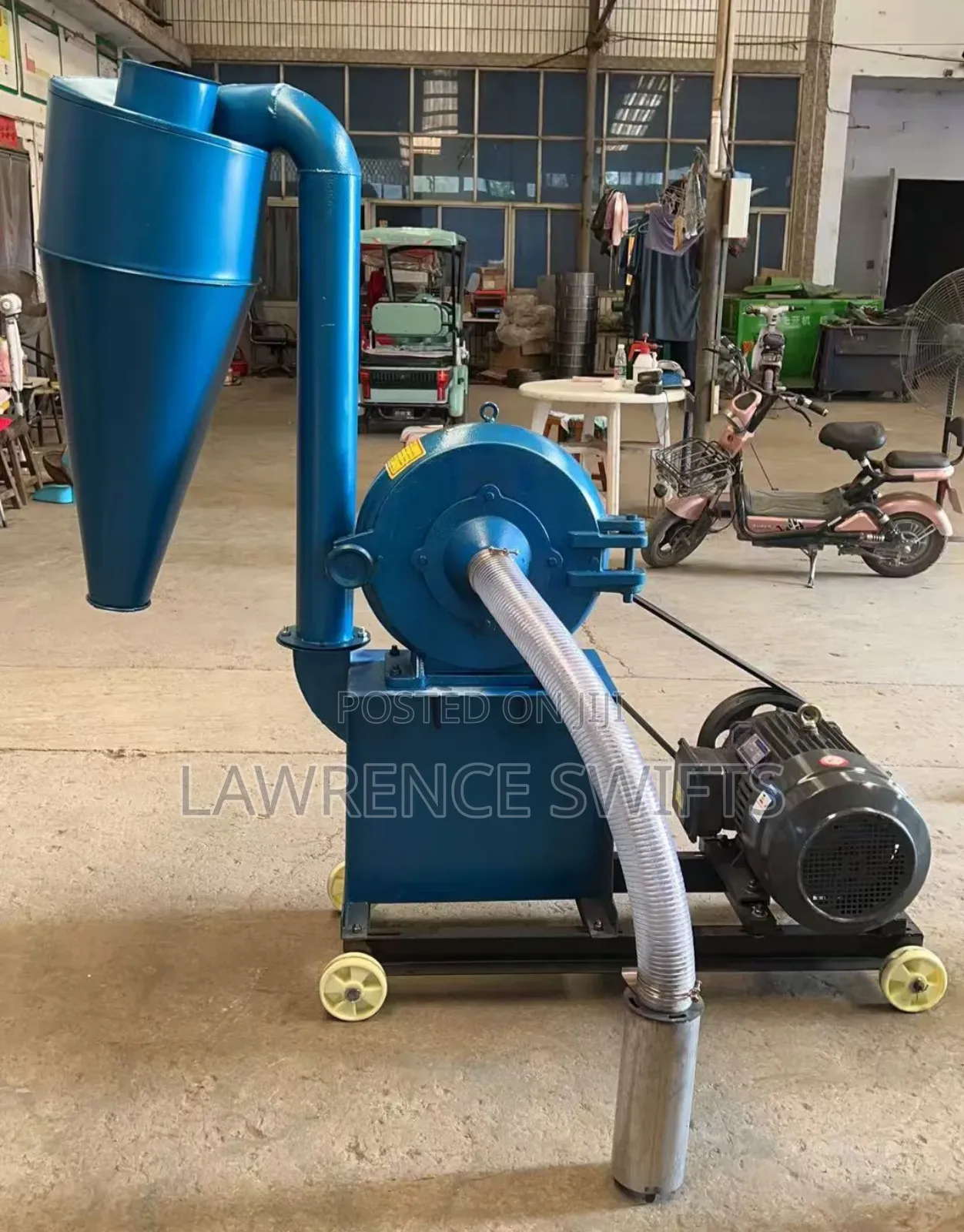 Self Prime Hammer Mill With 10hp Electric Motor
