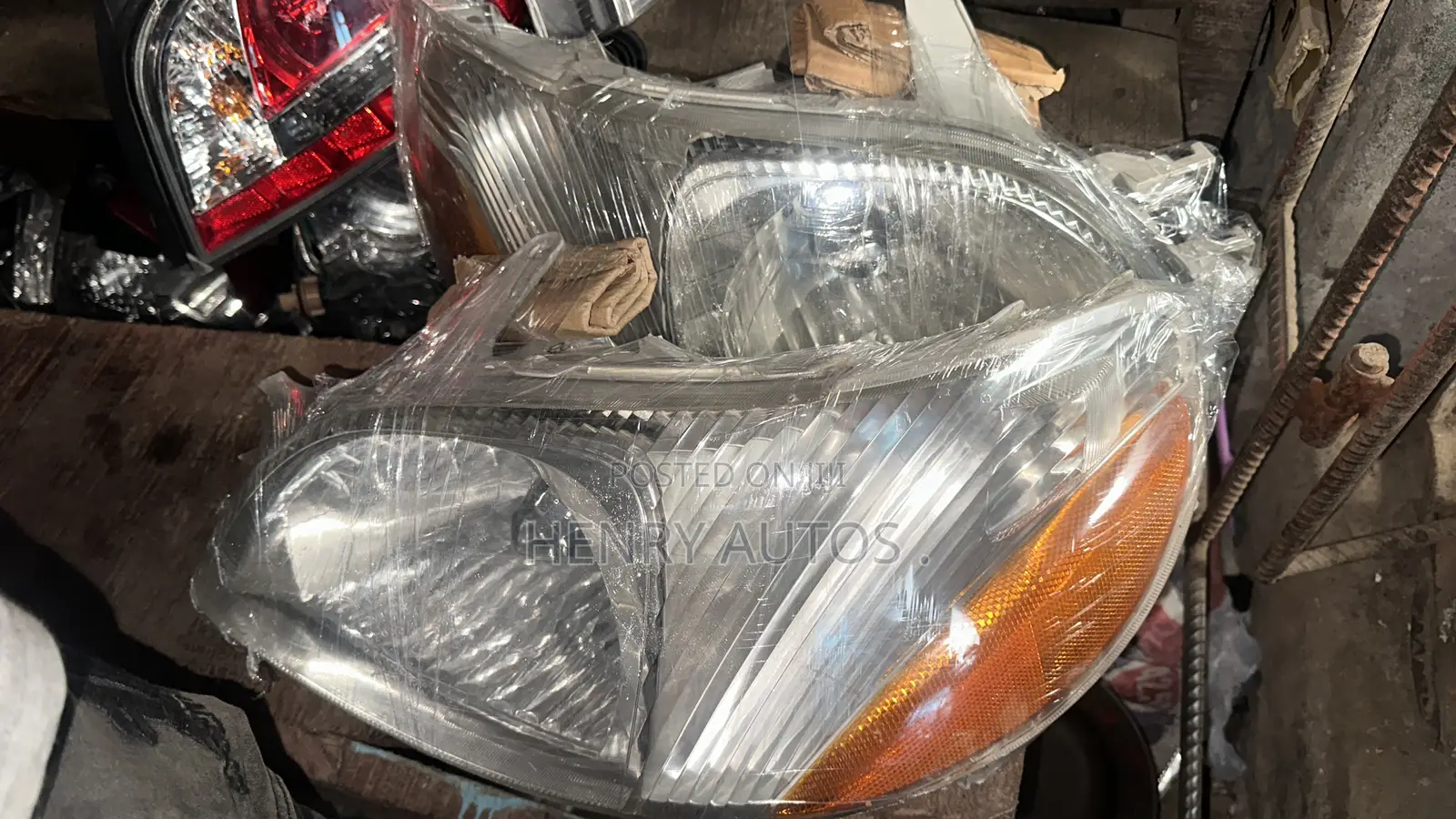 Set Headlamp Toyota Echo 2003