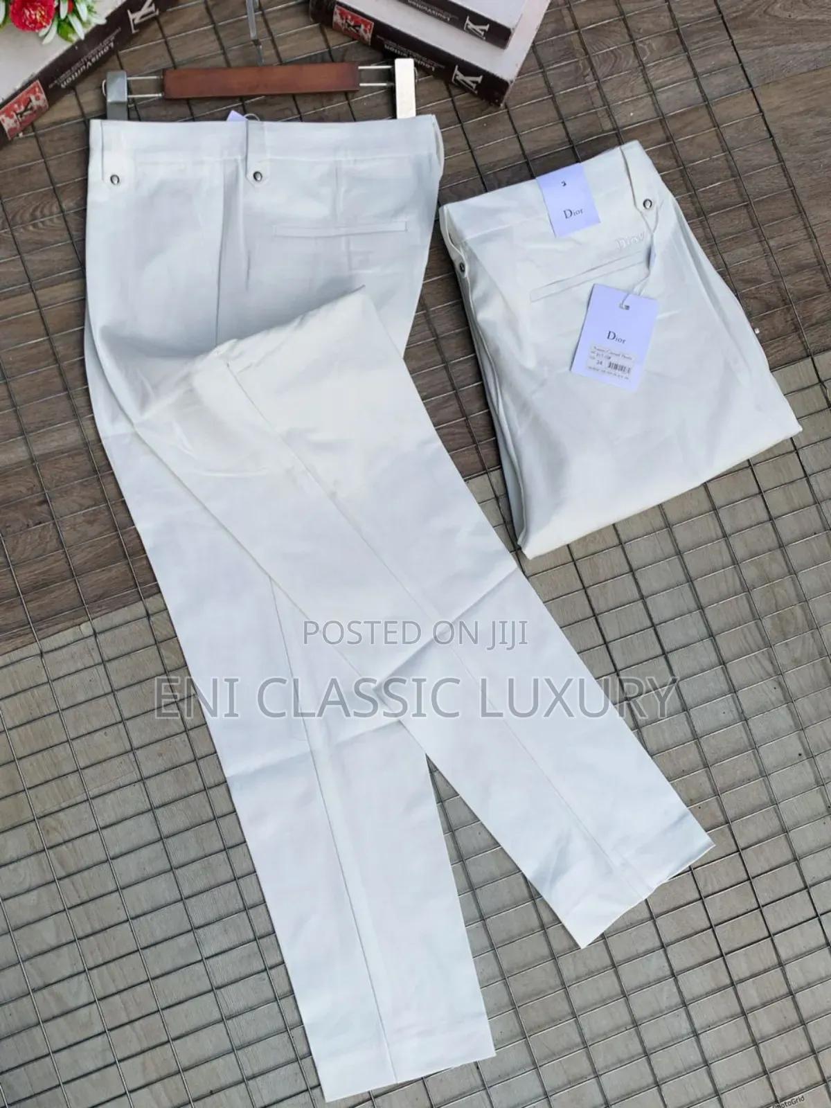 Pure Quality Luxury Men's Pants Trousers Dior Well Branded