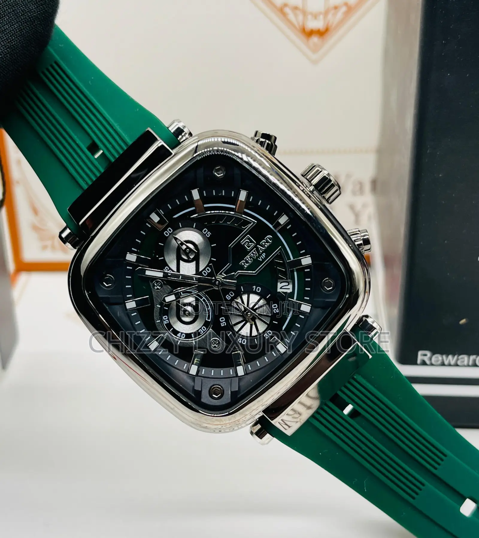 Reward Quality Men Rubber Strap Wristwatch Ji