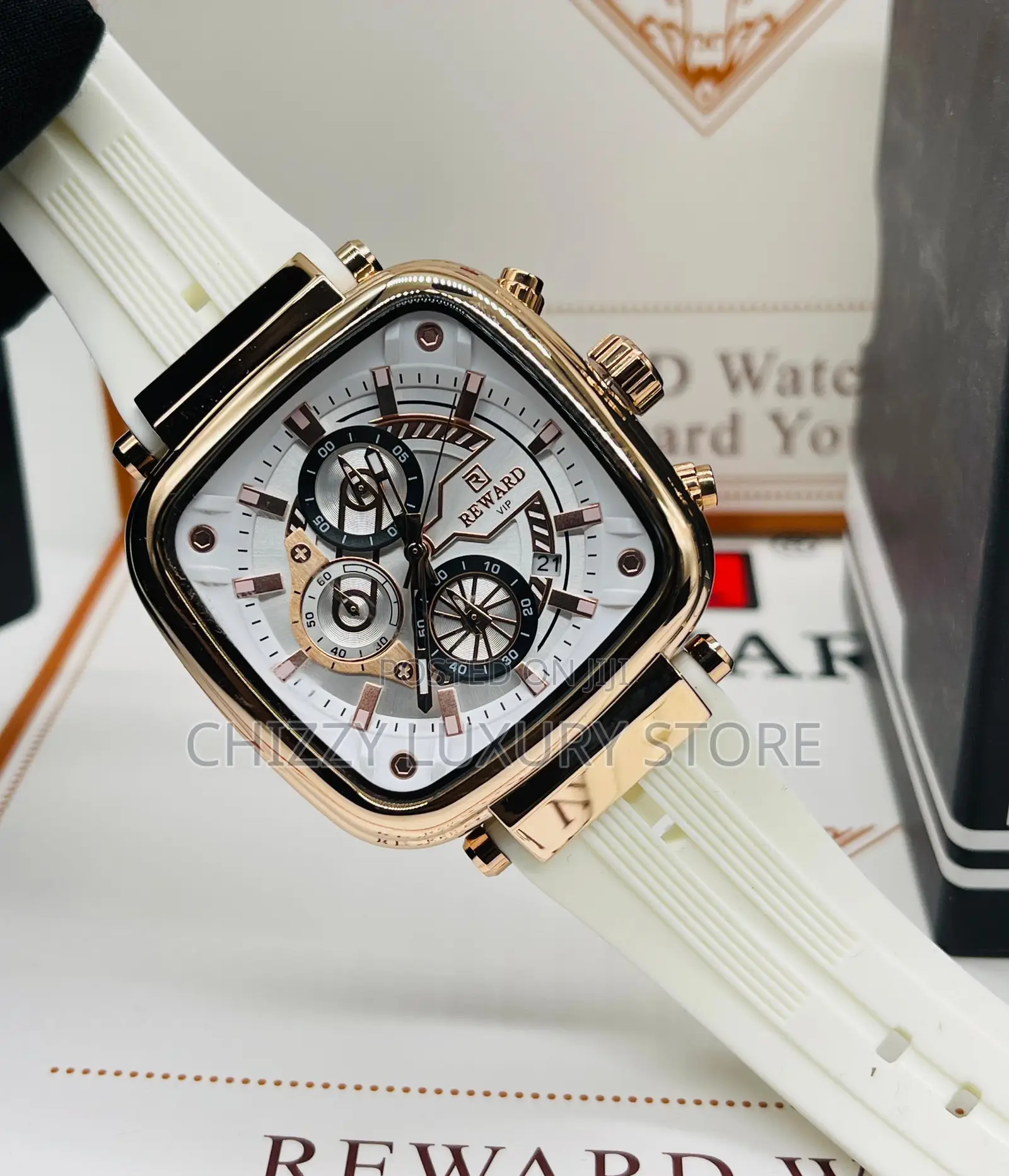 Reward Quality Men Rubber Strap Wristwatch Ji