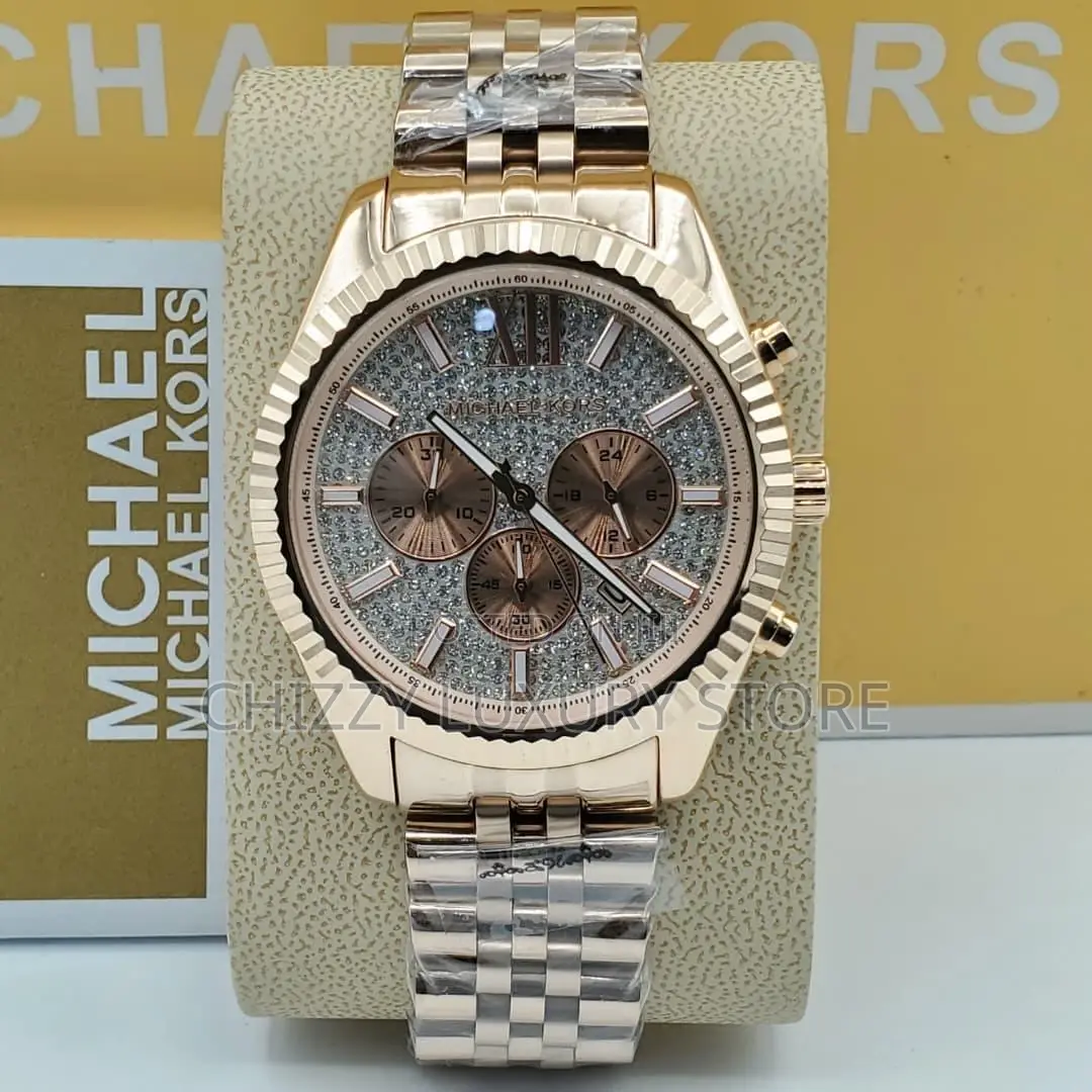 Micheal Kors Quality Luxury Men Chain Strap Wristwatch