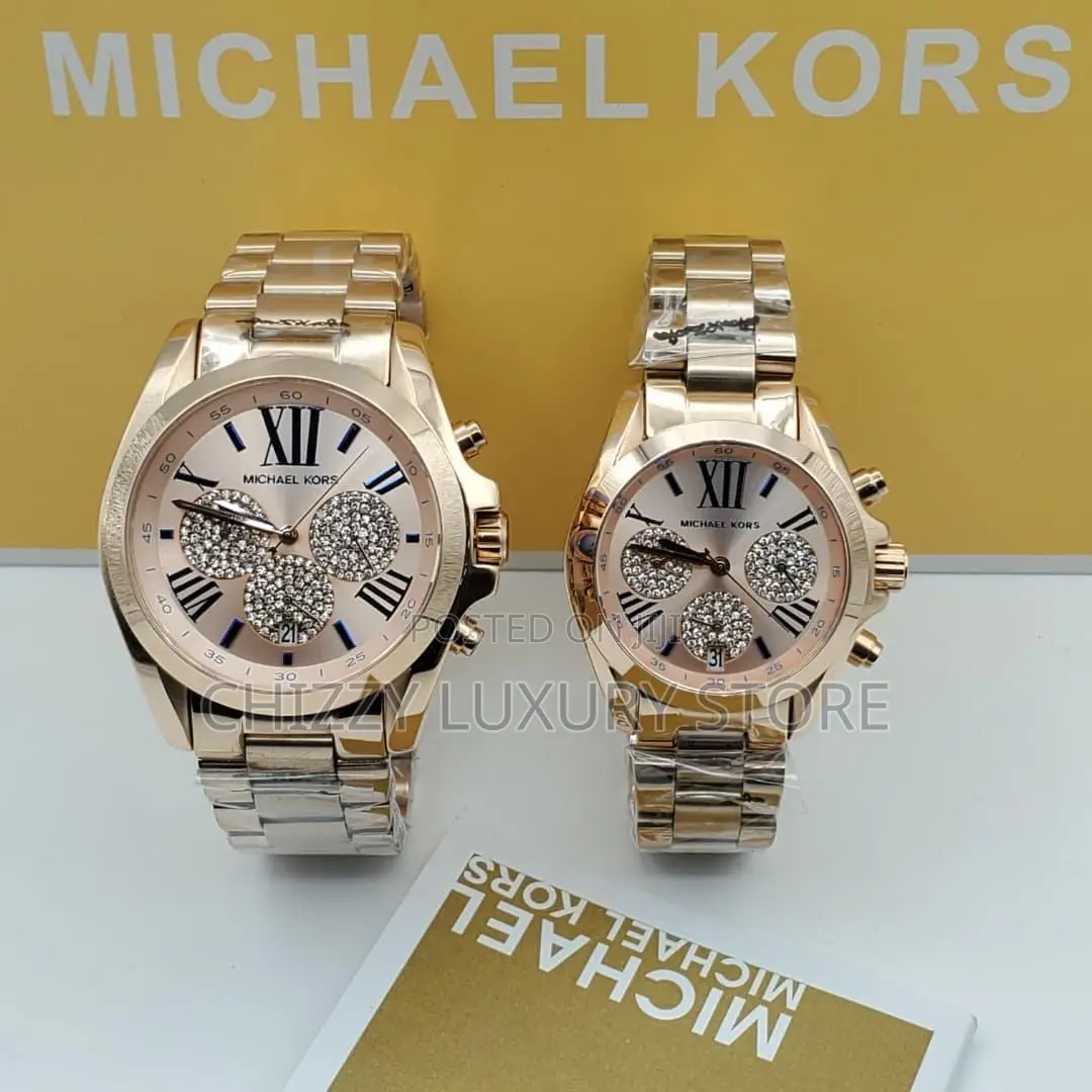 Micheal Kors Quality Luxury Men Chain Strap Wristwatch