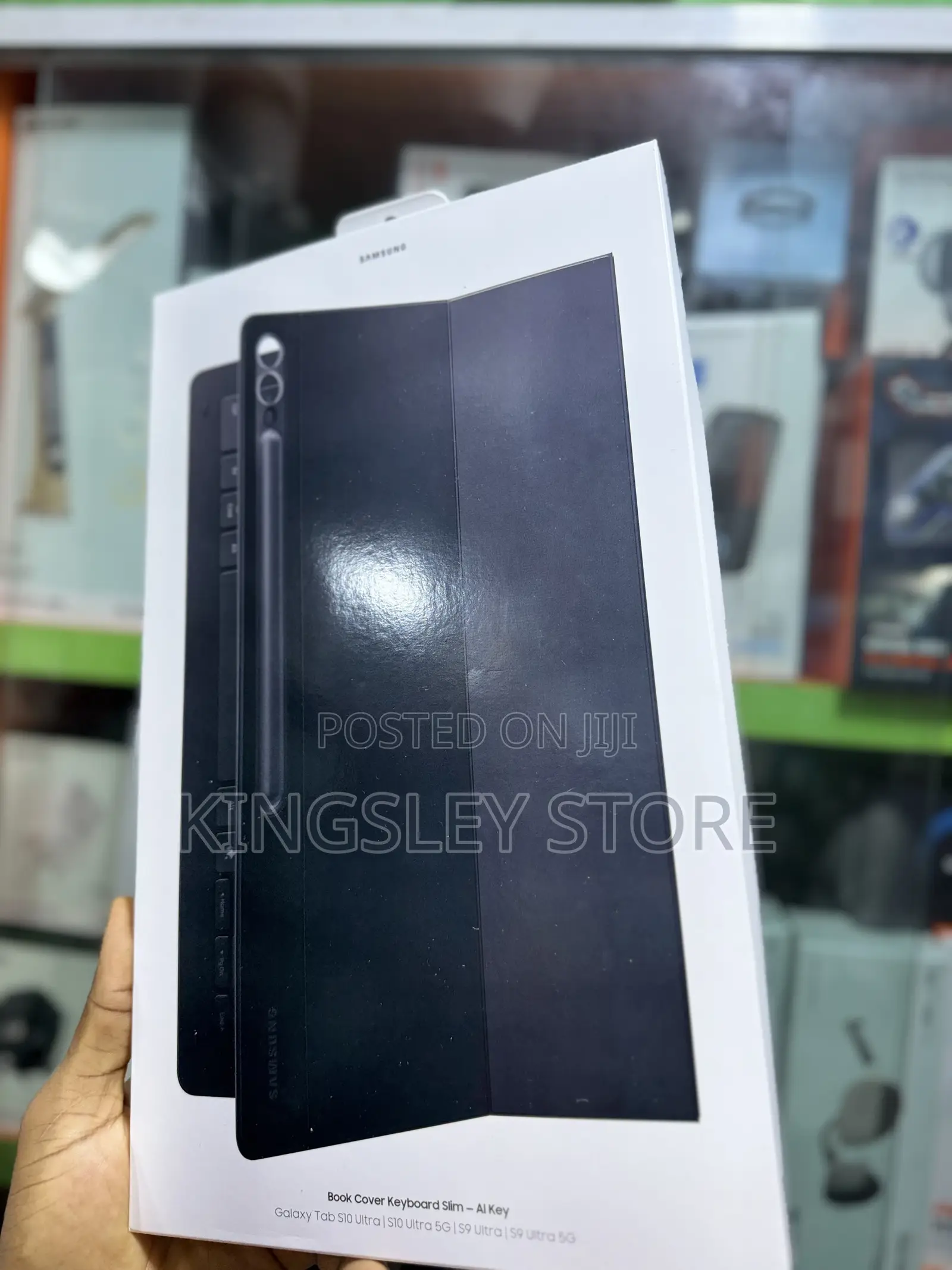 Samsung Galaxy Tab S10 Ultra/5g, S9 Ultra/5g Book Cover Keyboard Black