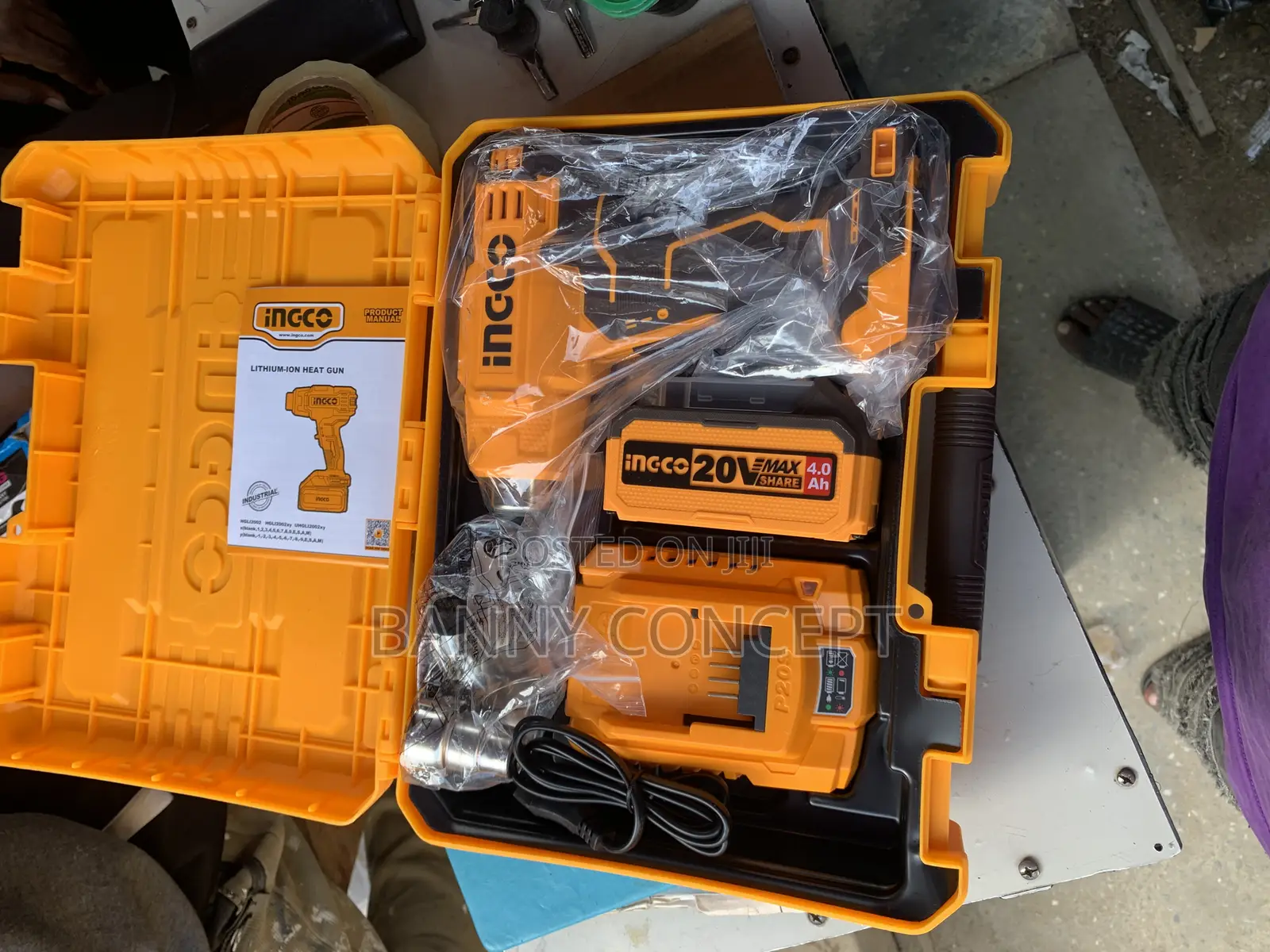 Ingco 20v Lithium-Ion Heat Gun (Model Hgli20025)