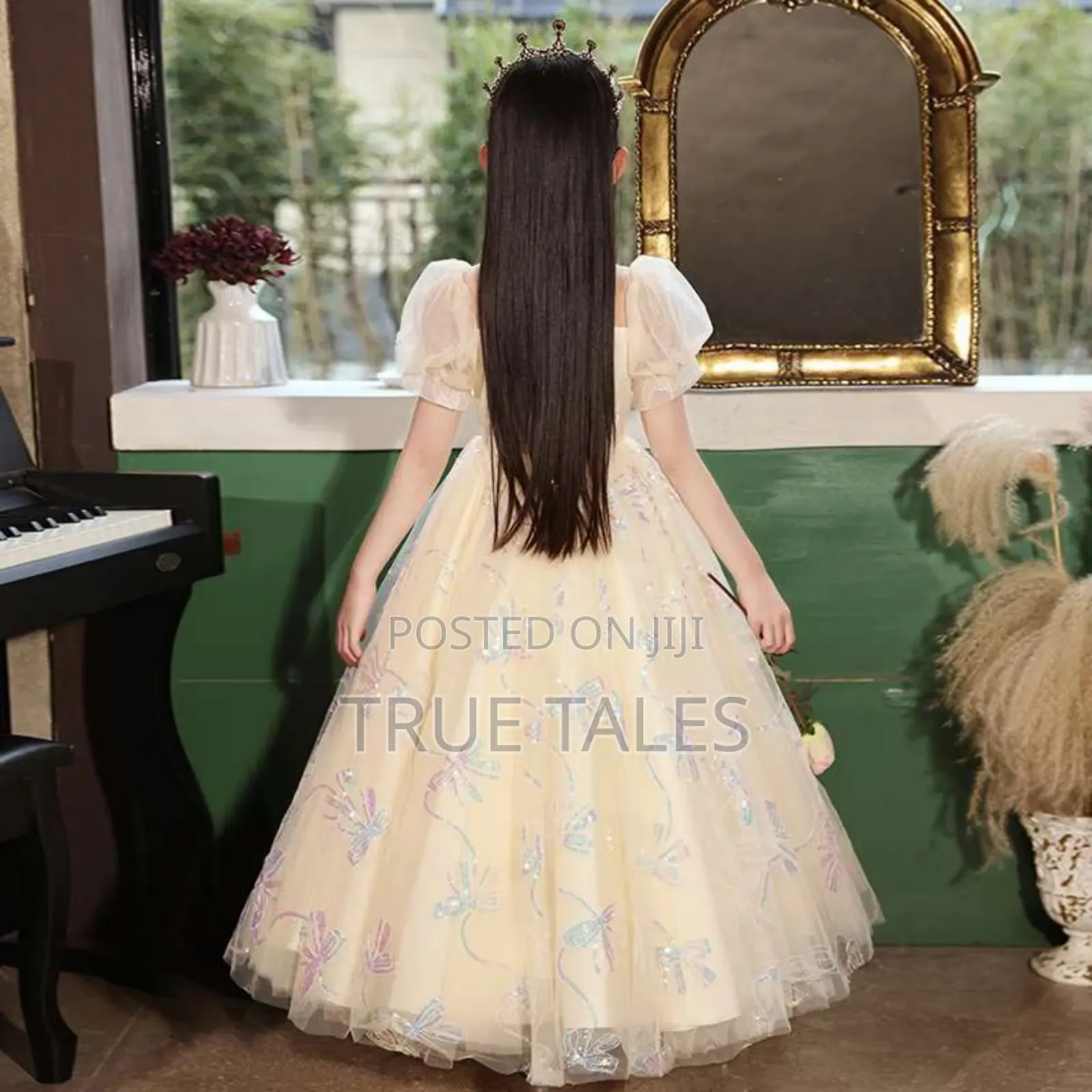 Princessy Cinderella Fully Embellished Glittery Ballgown Dress 2 To 11