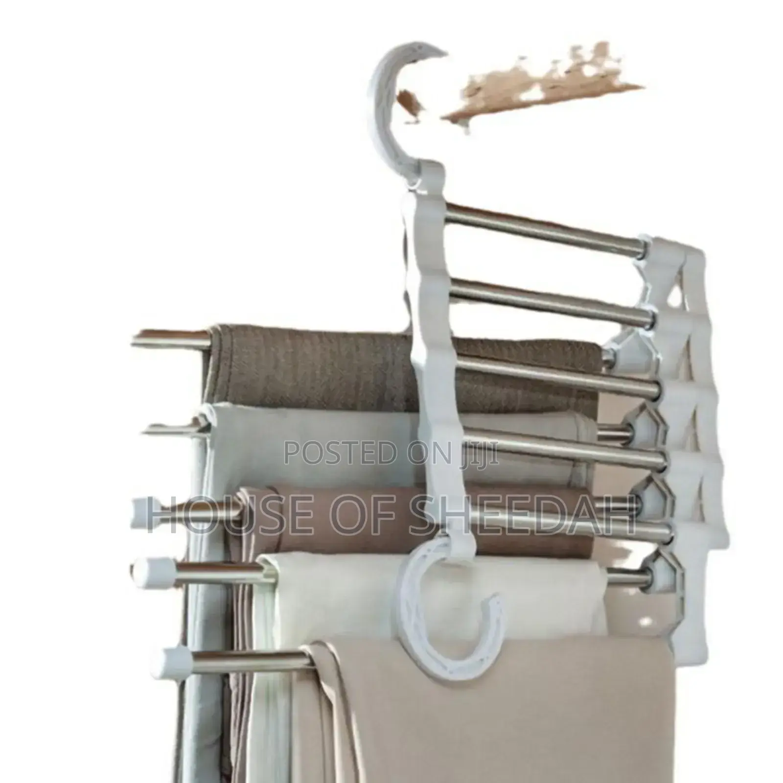 5 in 1multifunctional, Space-Saving Pants Hanger (3pcs).