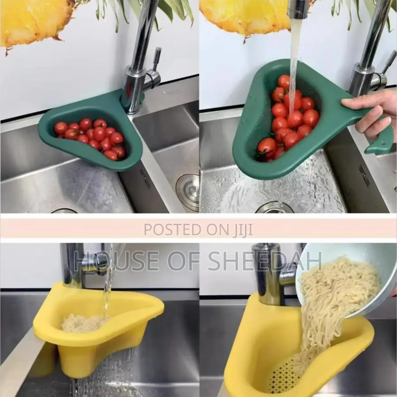 Swan-Shaped Kitchen Sink Drain Basket,