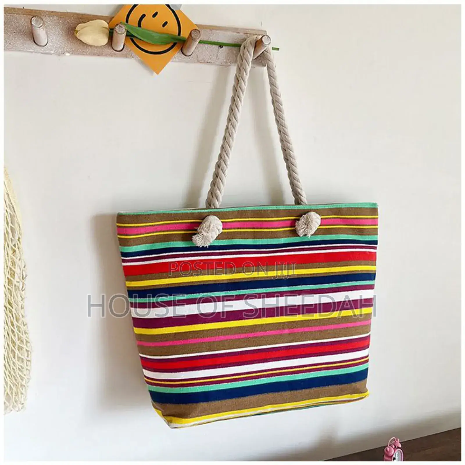 New Ethnic Style Fashion Large Capacity Printed Travel Tote Bag