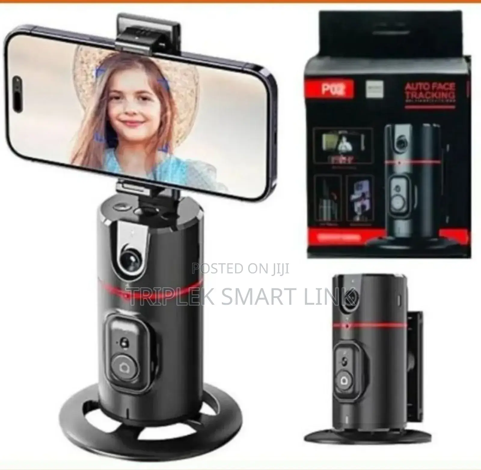P02 Auto Face Tracking Tripod Po2 360° Rotating Phone Holder