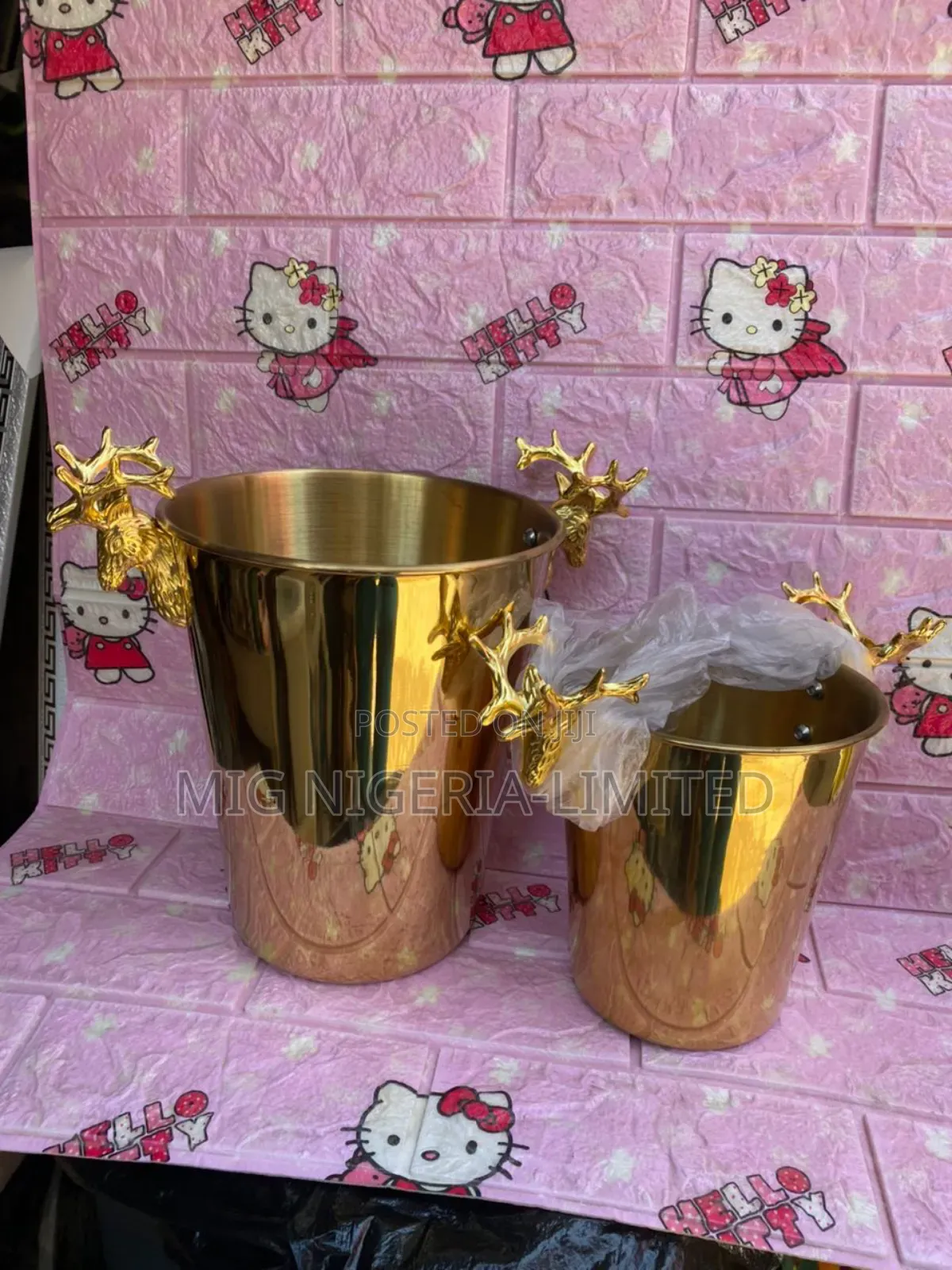 13l Stainless Steel Ice Wine Bucket (Gold and Silver)