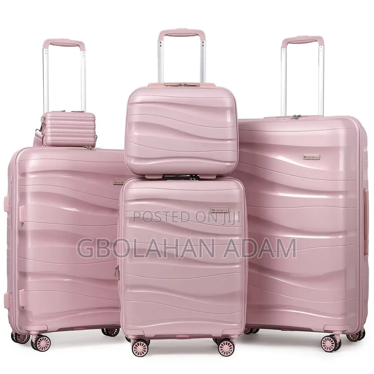 Elegant Travel Companion Set - 4 Piece Lightweight Suitcases