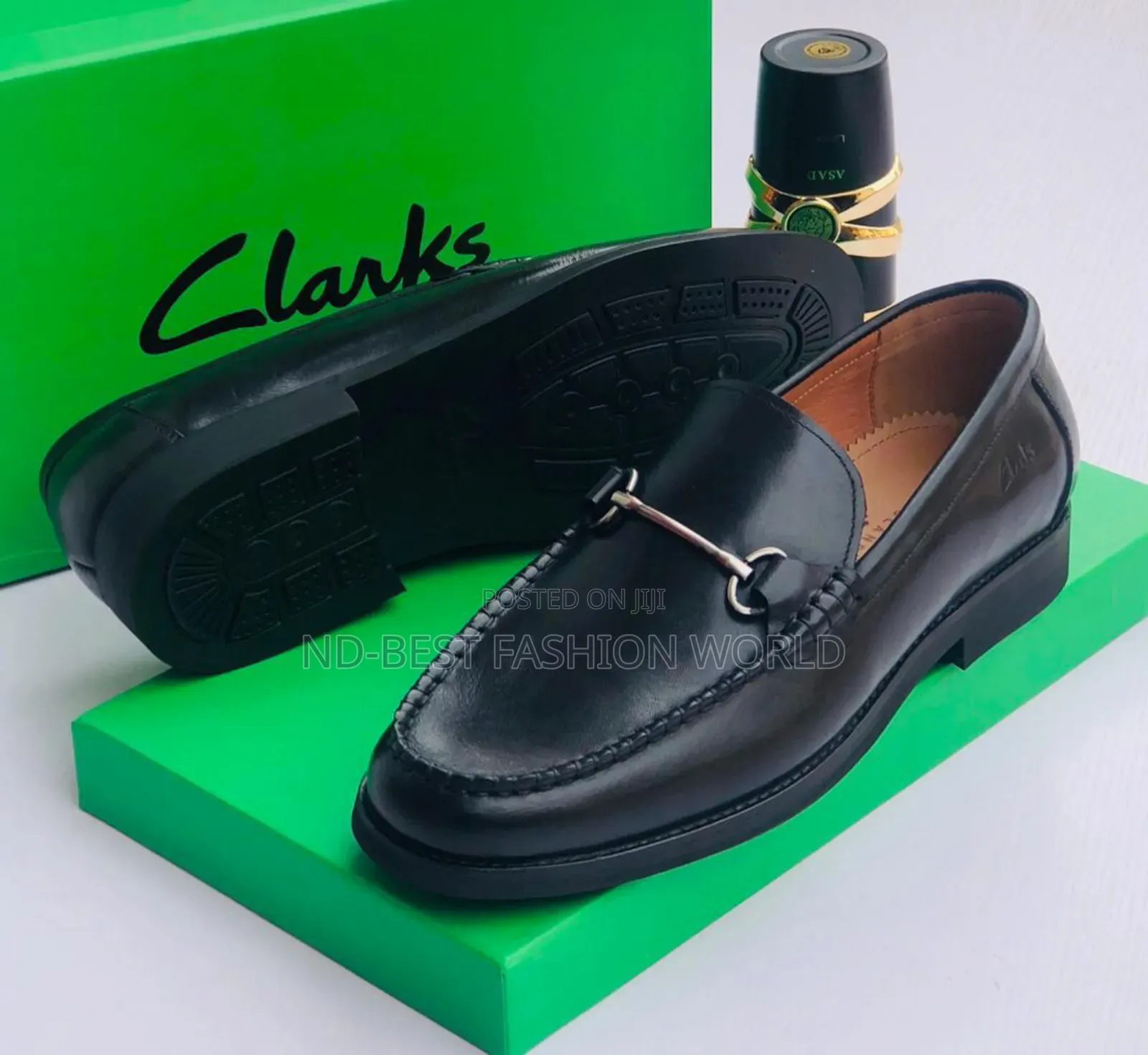 Brown Clark Leather Shoes