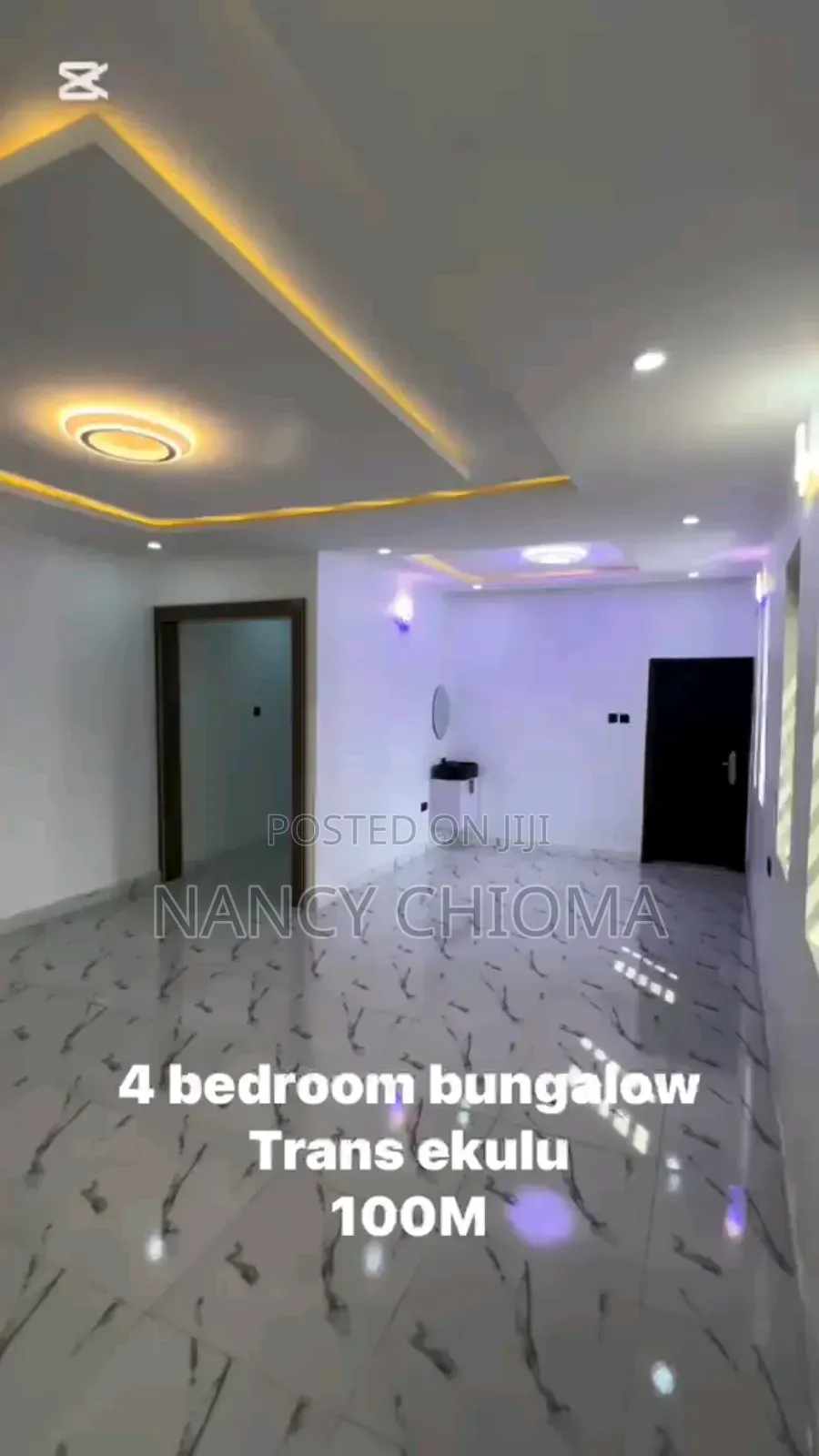 Furnished 4bdrm Bungalow in Transekulu, Enugu for sale
