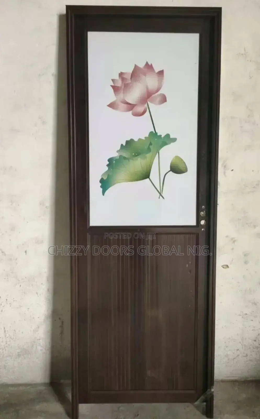 Toilet Aluminum Half Glass Door 7ft by 3ft Size