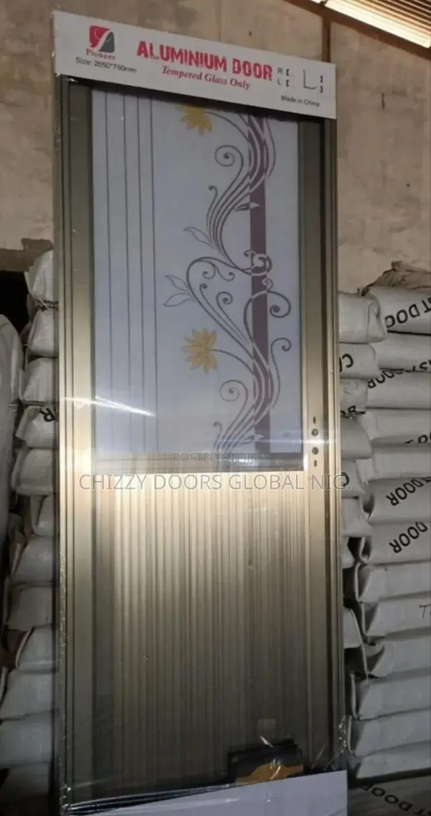 Half Glass Door for Toilet Size