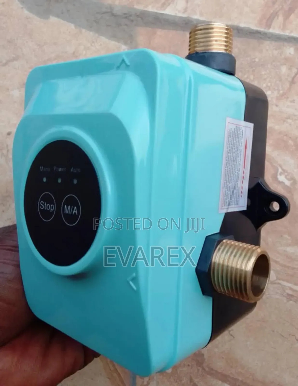 Solar Friendly Water Booster Pump Dc24v. Plastc Green.