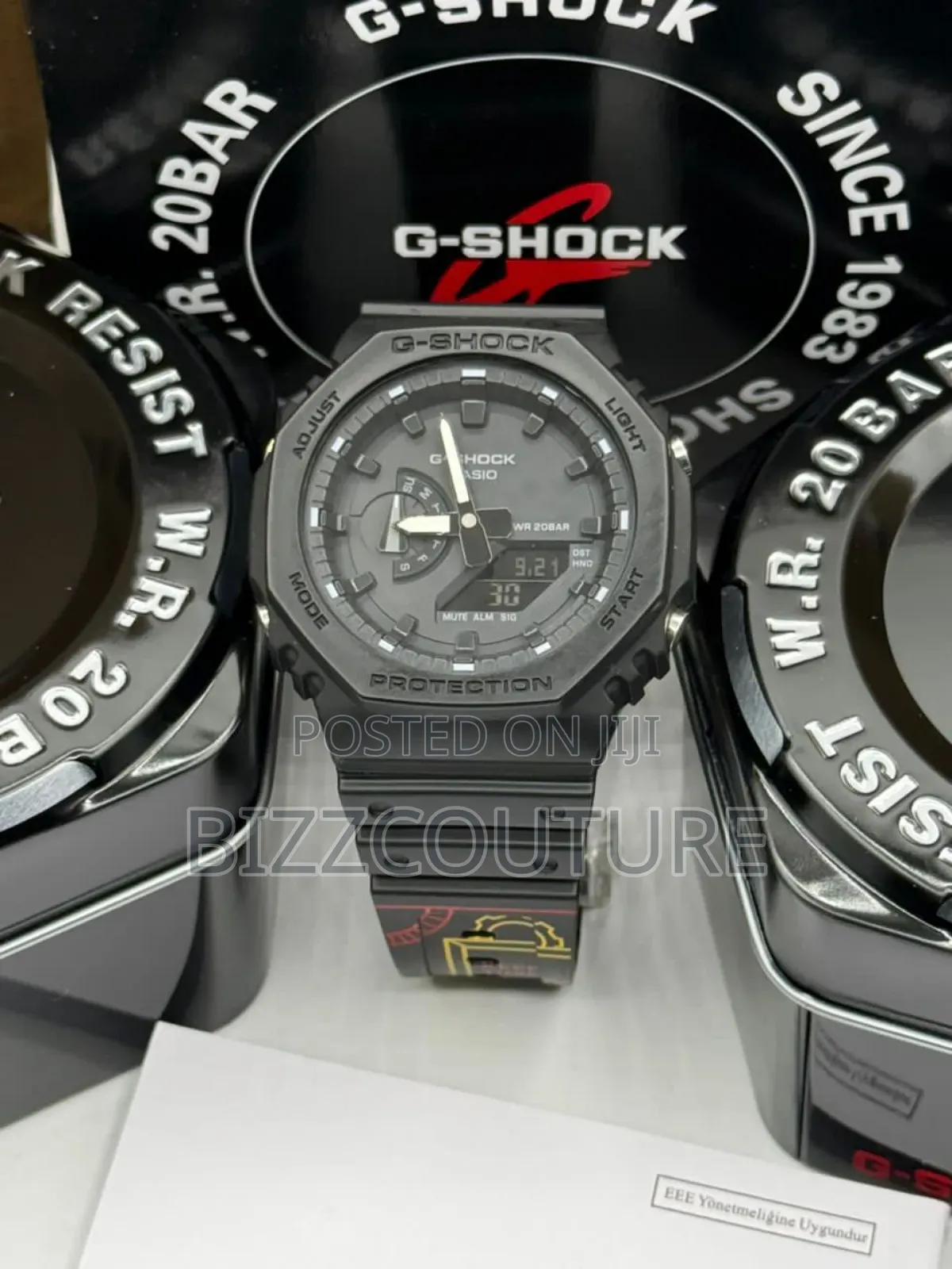 High Quality G-Shock Black Rubber Strap Quartz Watch in Store
