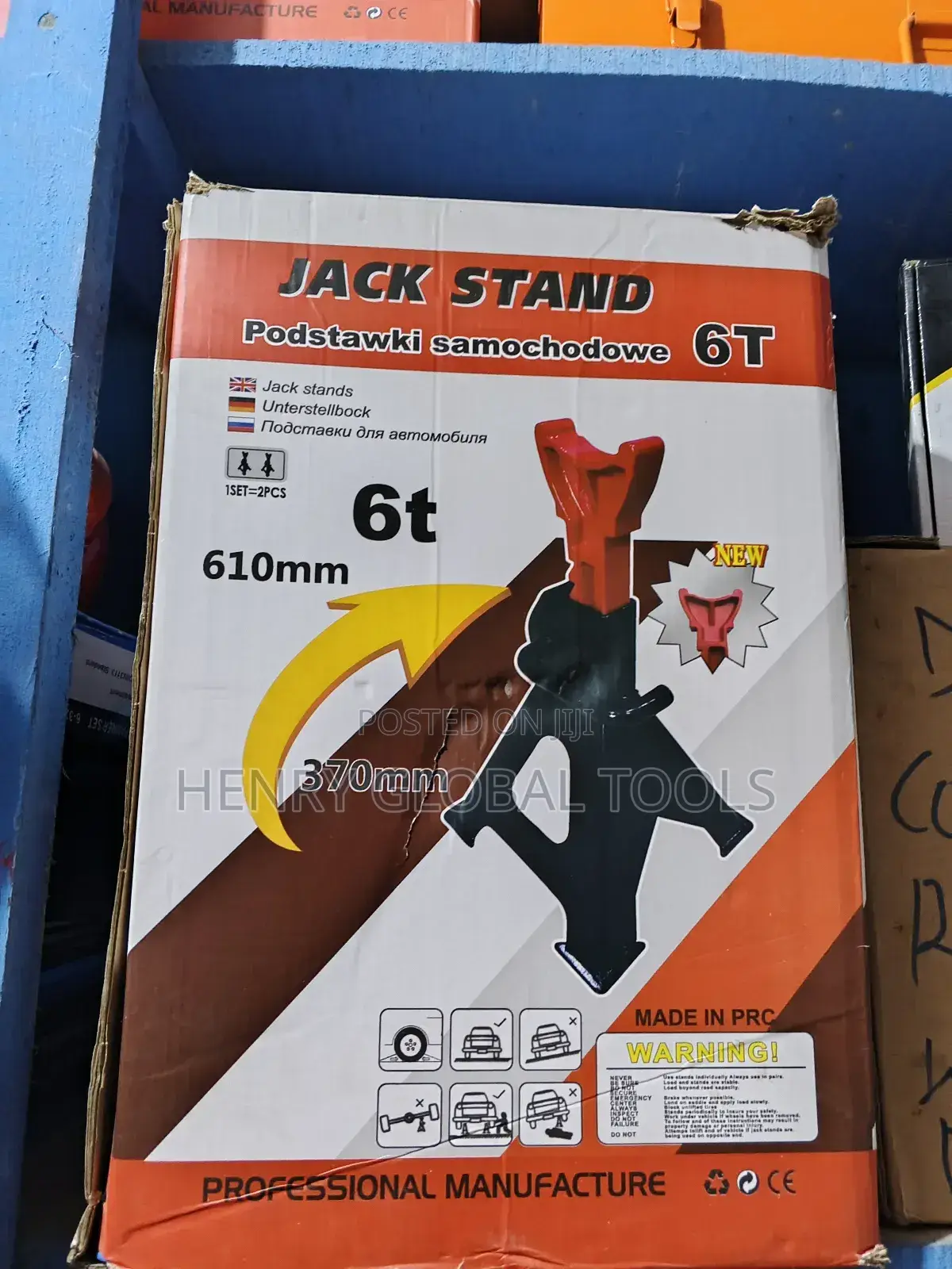 6ton Manual Jack Stand