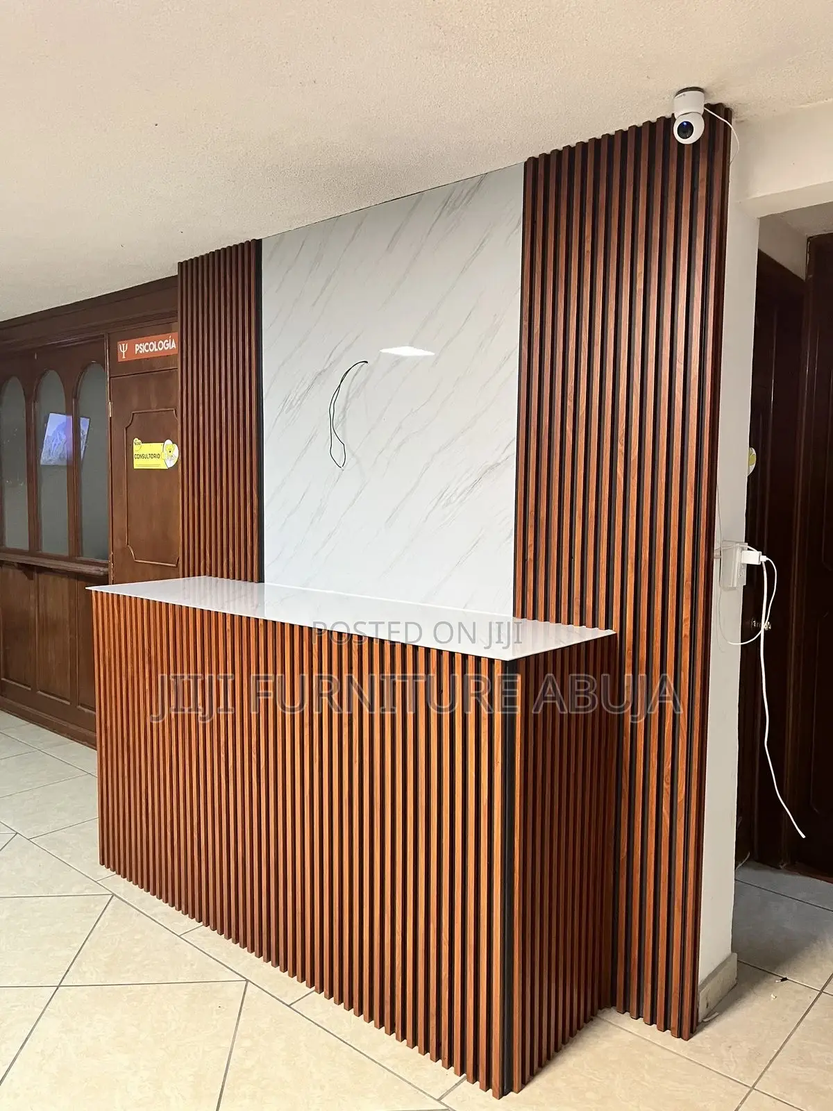 Receptionist Table Background