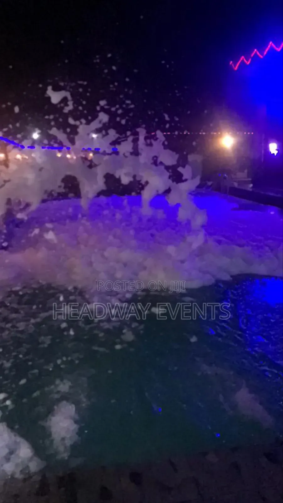 Foam Machine Swimming Pool Service for Water Gun Splash Party