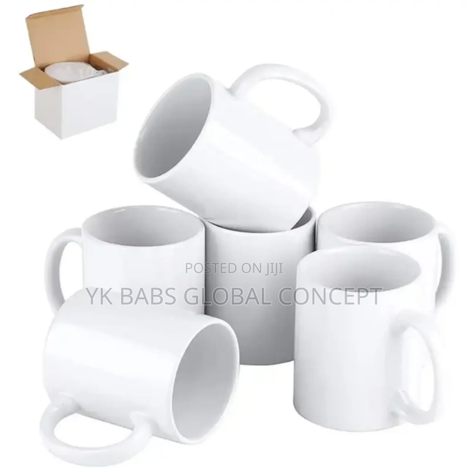 White Ceramic Mug With Package 48/CTN
