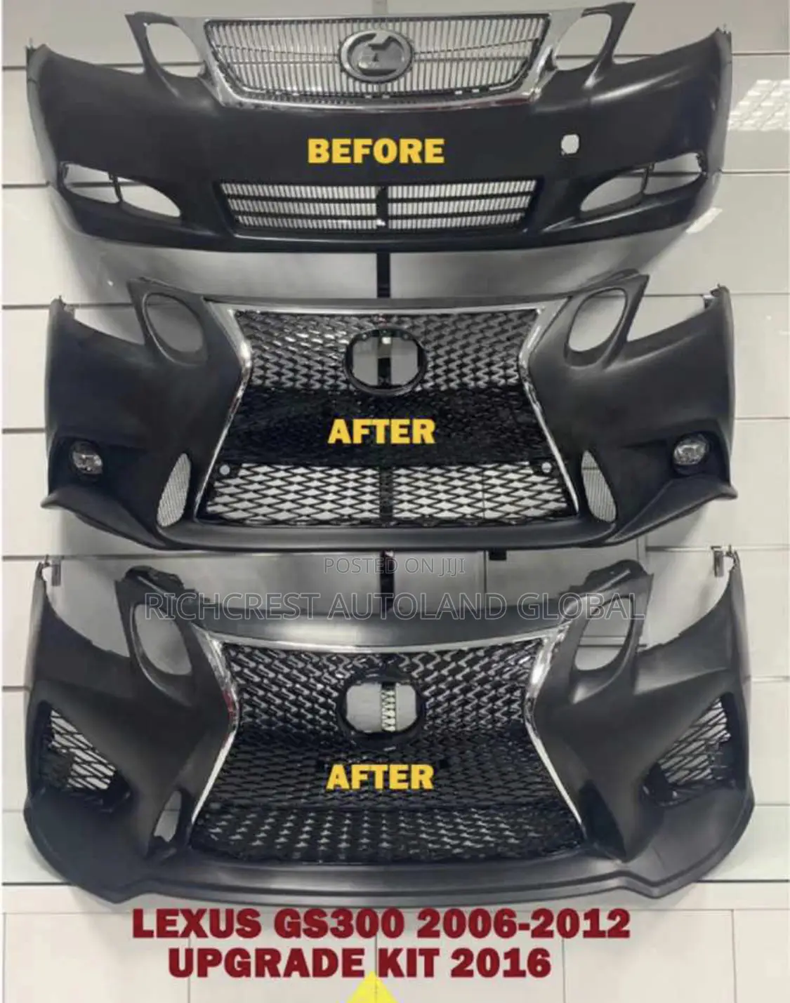 Lexus Gs 250/300 Complete Front Bumper .