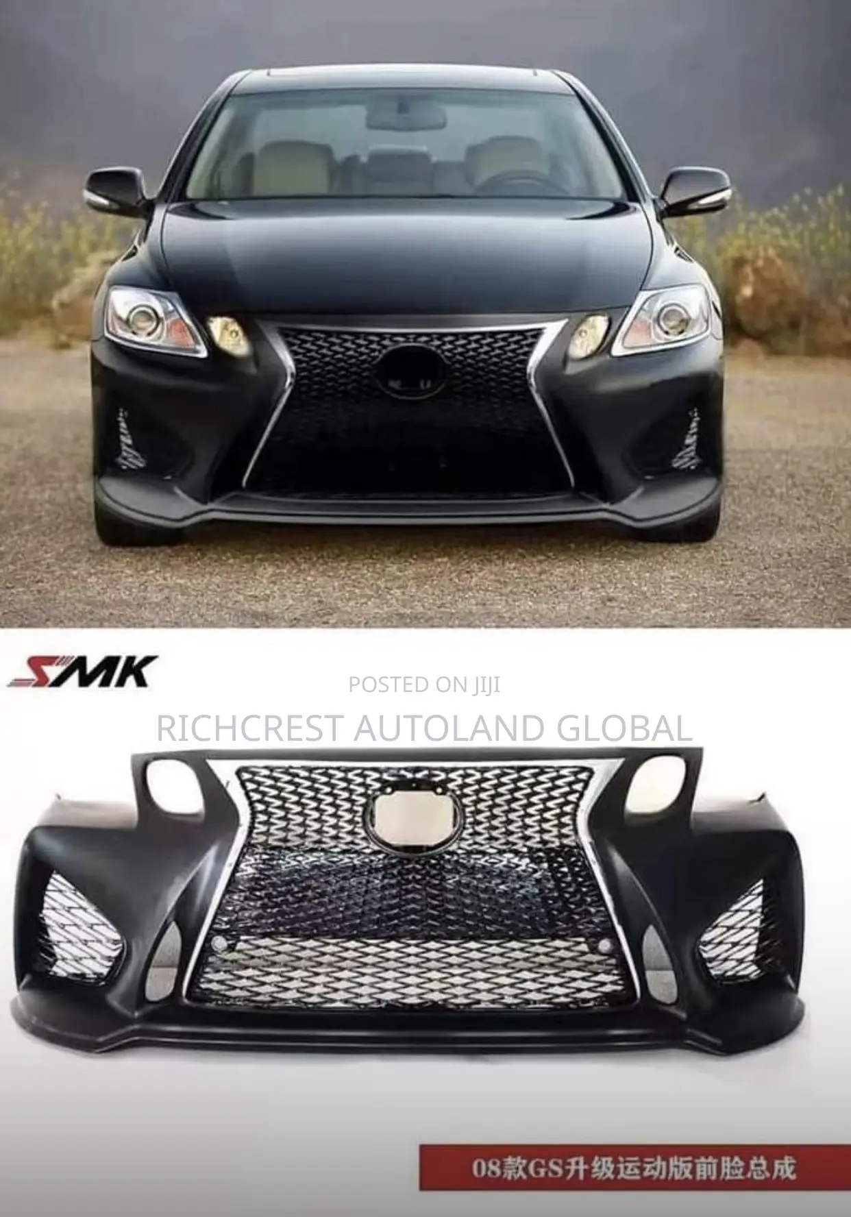 Lexus Gs 250/300 Complete Front Bumper .