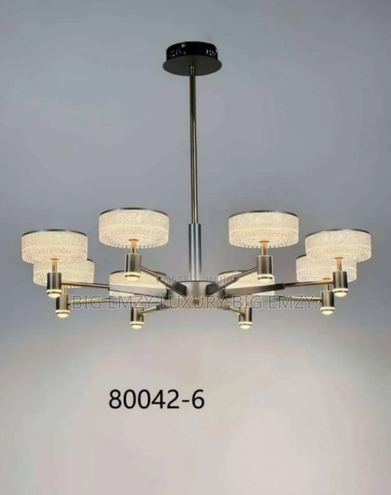 Nordic Light Luxury Led Crystal Chandelier.