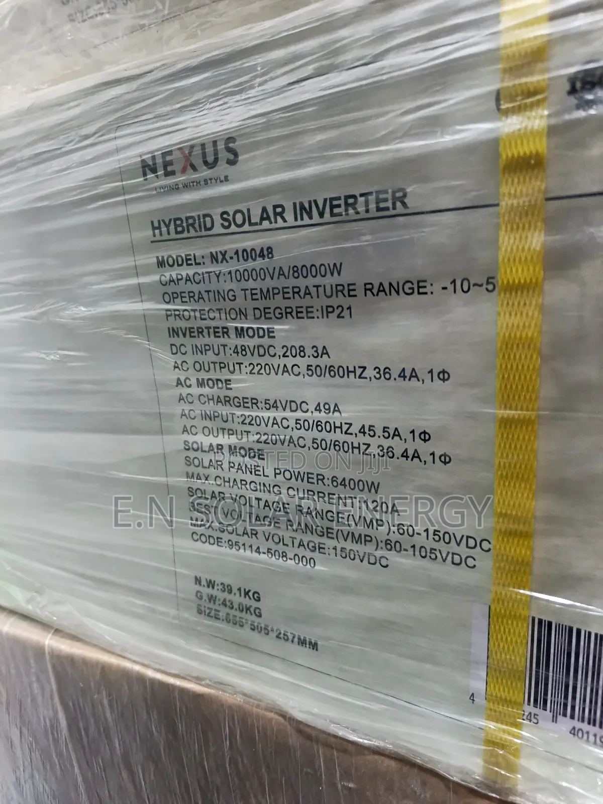 Solar 10kva/48v Hybrid Inverter With 120a Controller Available